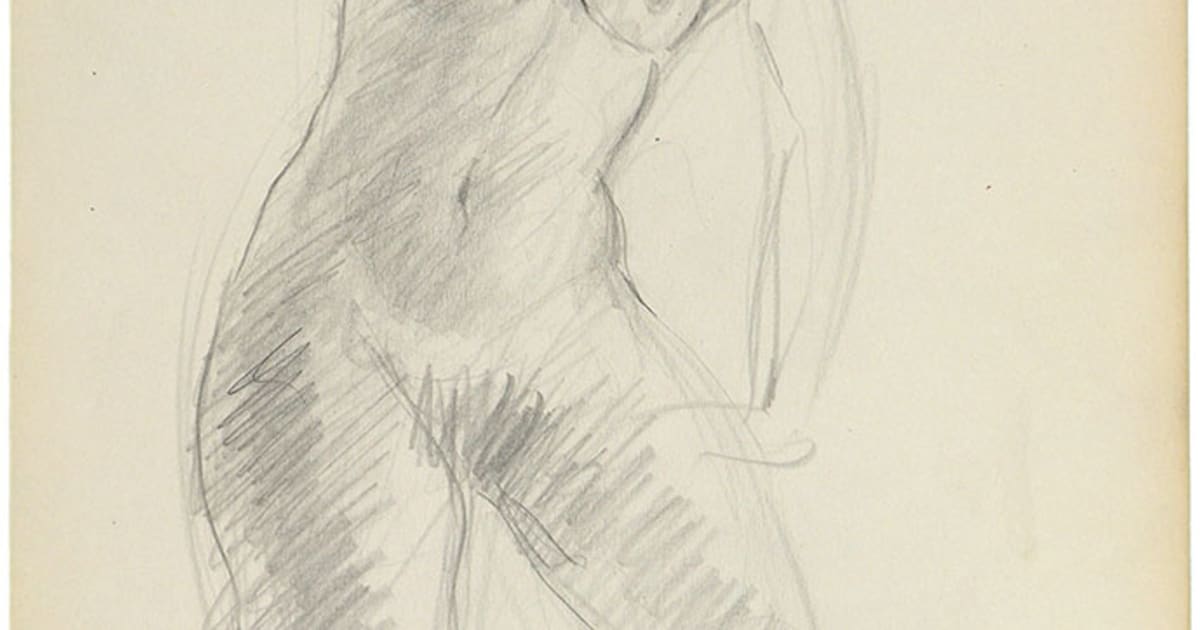 Charles White Standing Nude With Hand On Hip Jerald Melberg
