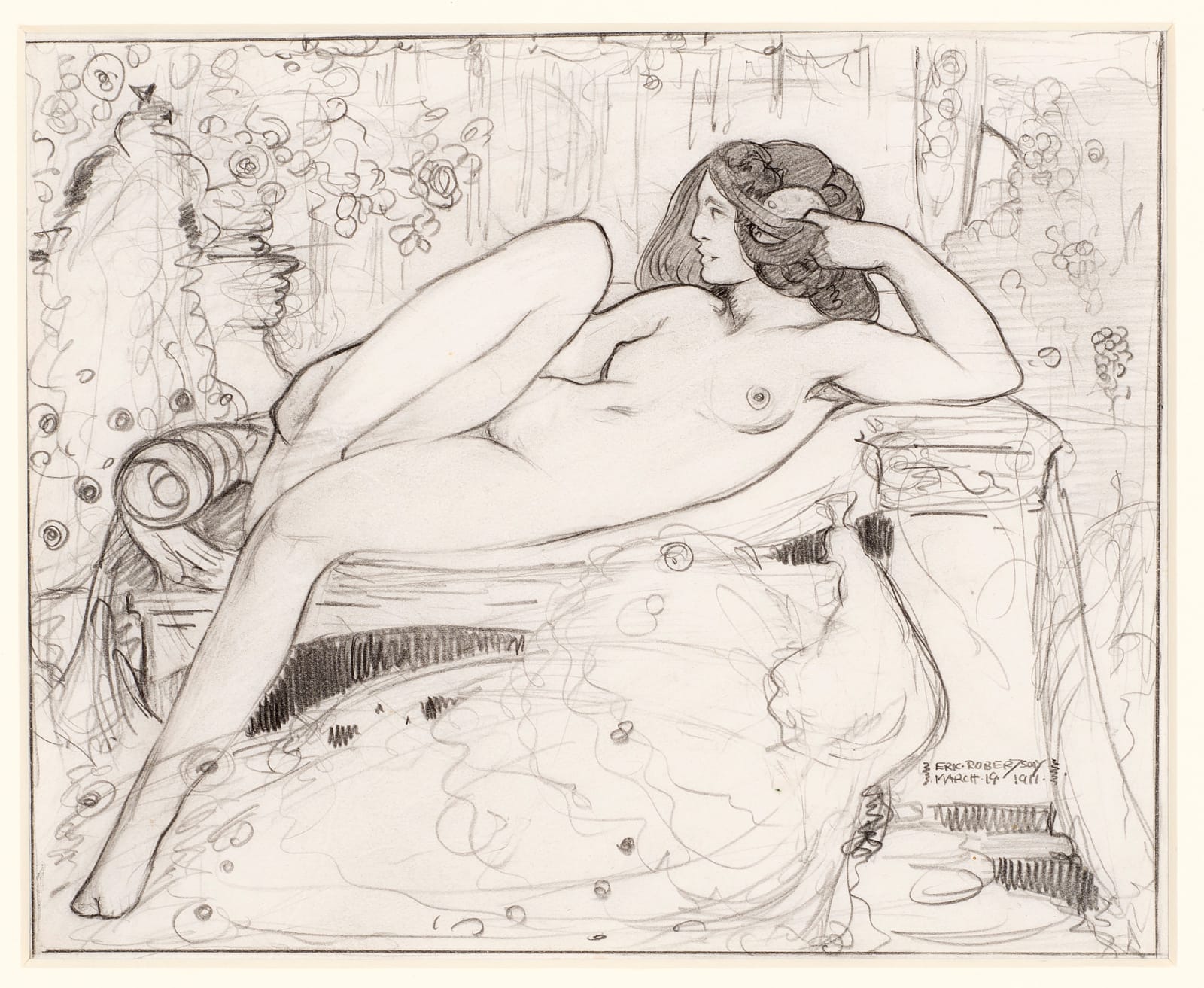 Eric Harald Macbeth Robertson Reclining Nude