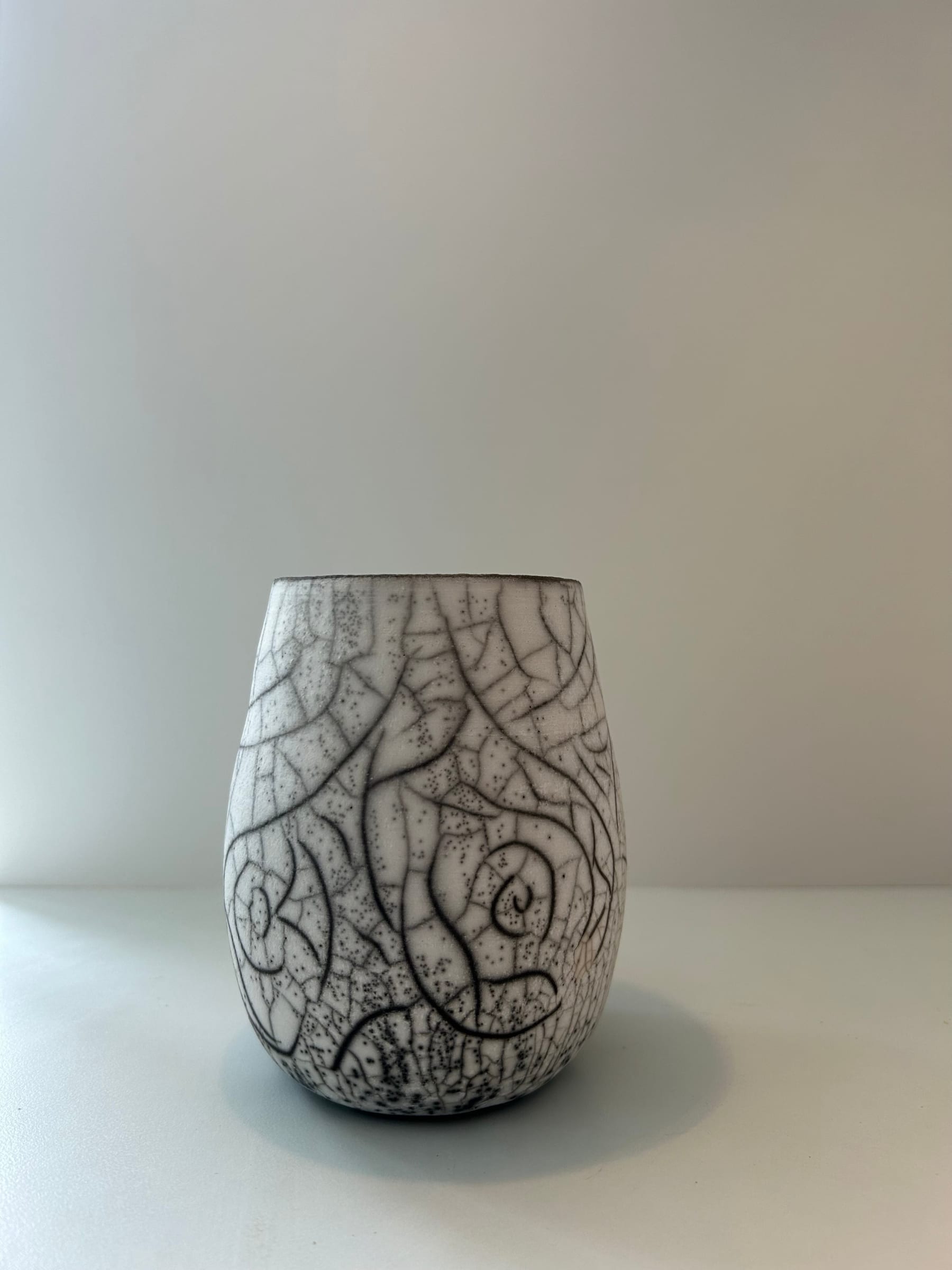 Shona Jack Naked Raku Vessel I GALLERY HEINZEL