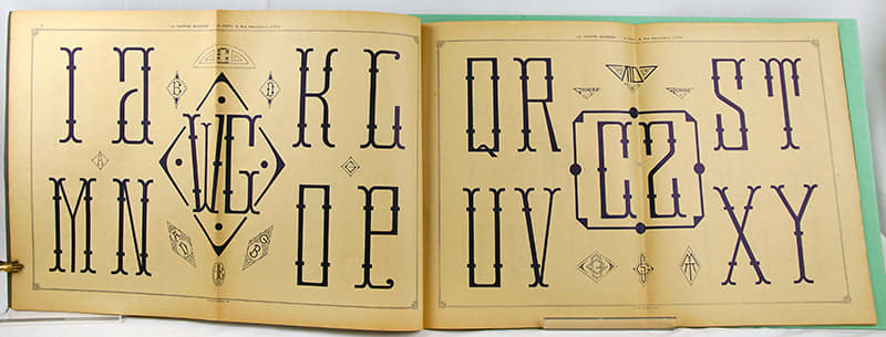 Le Chiffre Moderne Alphabets Pour Draps Taies Linge De Table Echarpes Lingerie Etc C