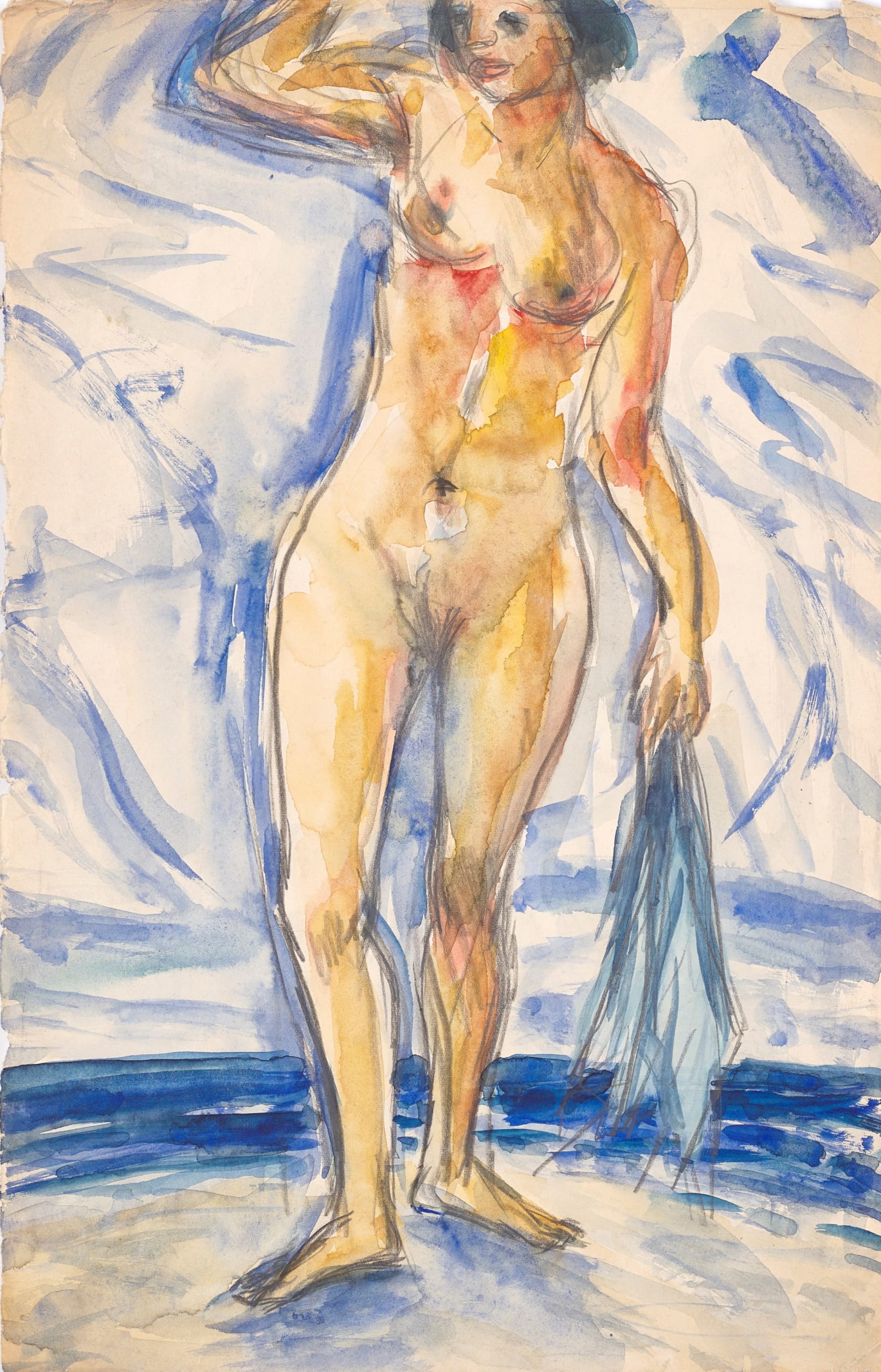 John Houston Rsa Nude Study Circa S The Academicians Gallery