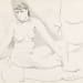 Milton Avery Seated Nude With Velvet Ribbon Circa 1950 Robert