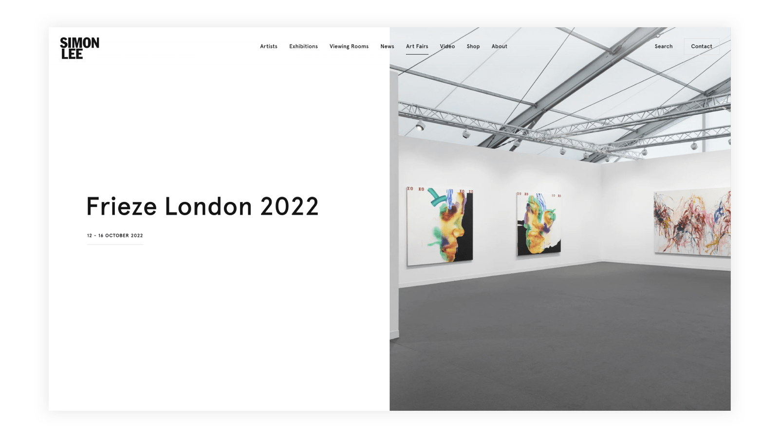 Simon Lee Gallery (Frieze London)