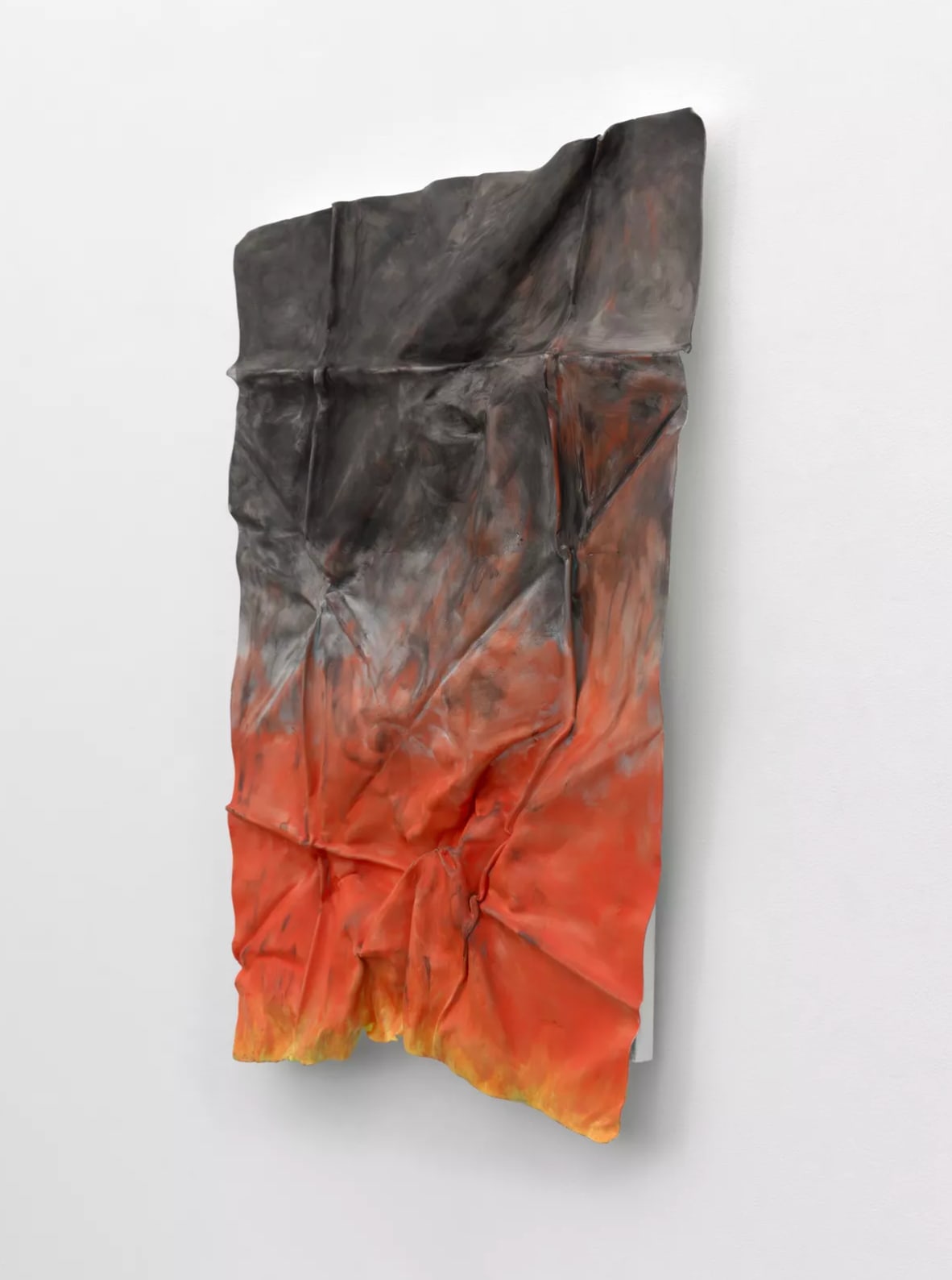 Anna Fasshauer Flag, 2024 Aluminum and lacquer, 48 3/8 x 36 5/8 x 3 1/8 in. (122.9 x 93 x...