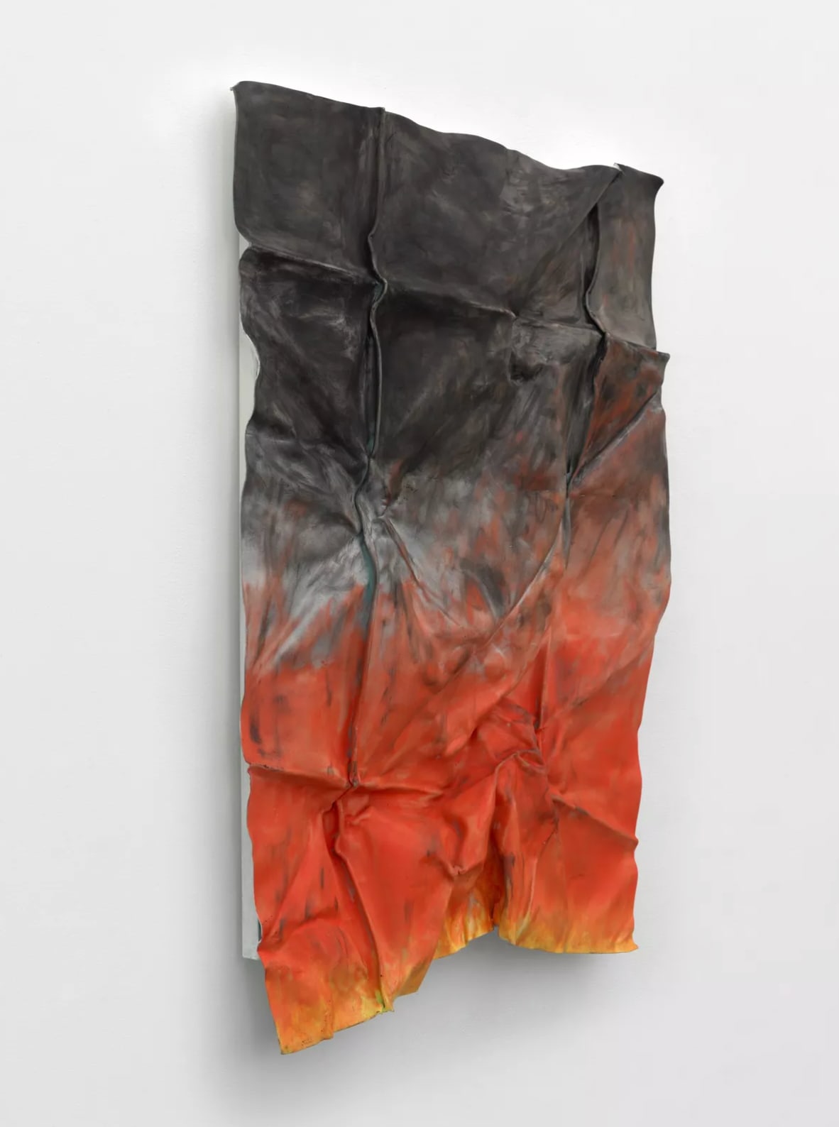Anna Fasshauer Flag, 2024 Aluminum and lacquer, 48 3/8 x 36 5/8 x 3 1/8 in. (122.9 x 93 x...
