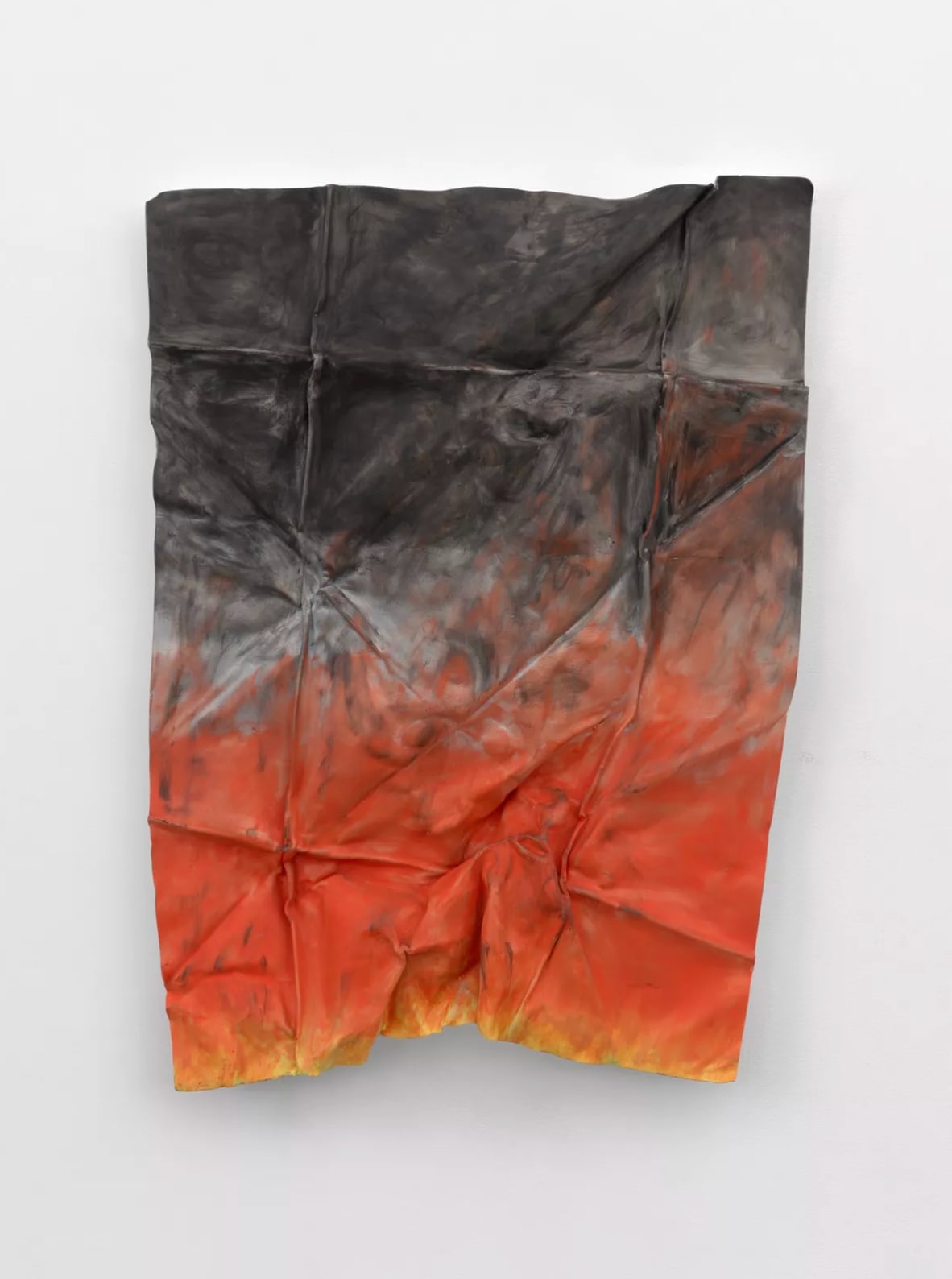 Anna Fasshauer Flag, 2024 Aluminum and lacquer, 48 3/8 x 36 5/8 x 3 1/8 in. (122.9 x 93 x...