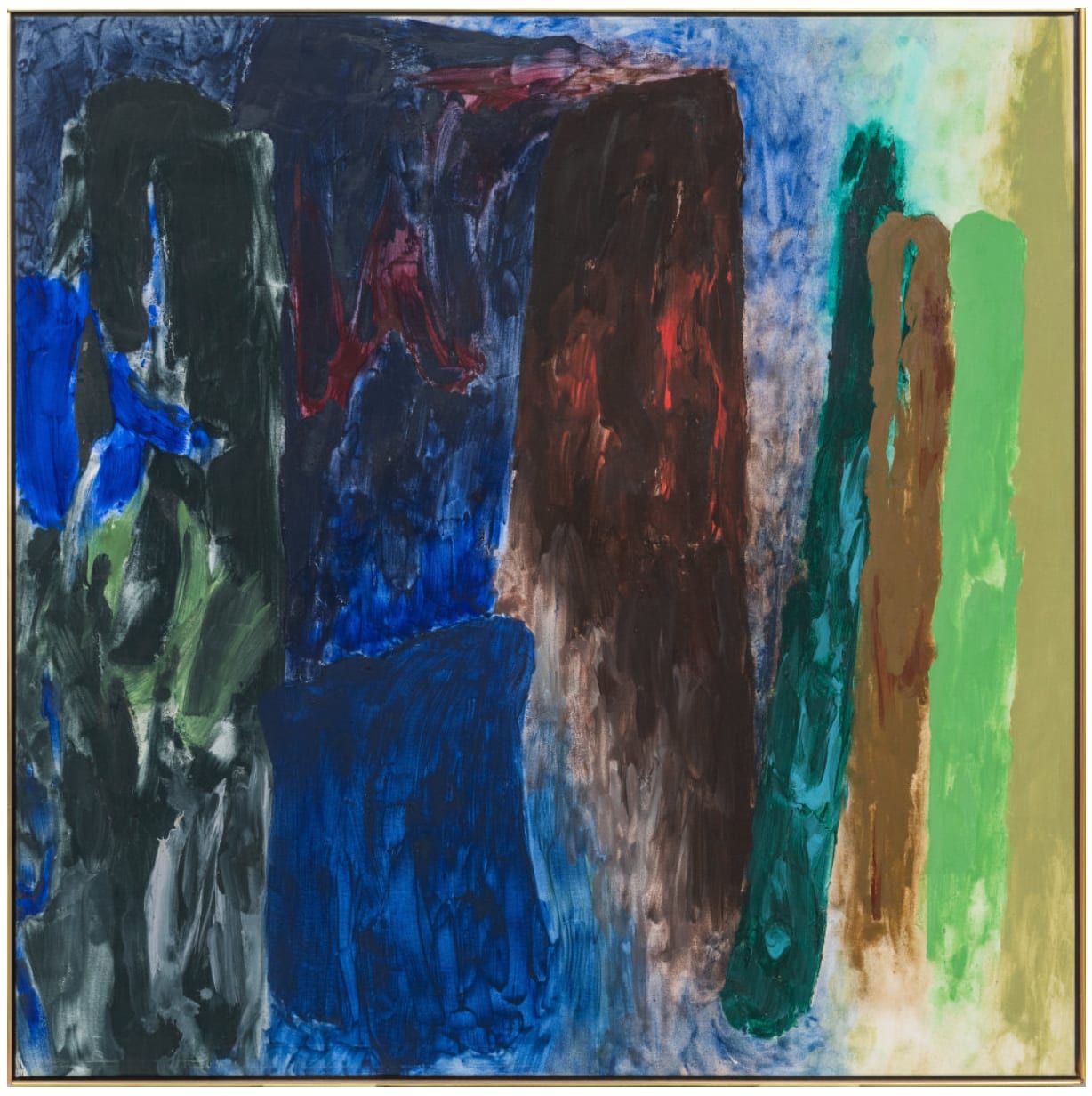 Friedel Dzubas, Dark Quest, 1984