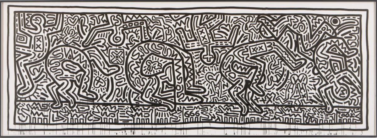Untitled (Acrobats)  Keith Haring