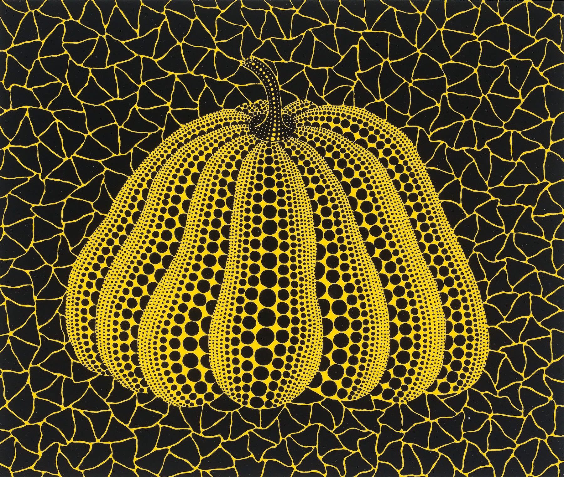 Napping Pumpkin Yayoi Kusama