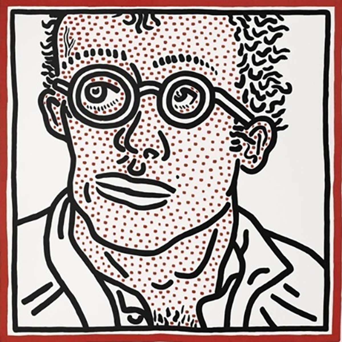 Self-Portrait For Tony, Keith Haring