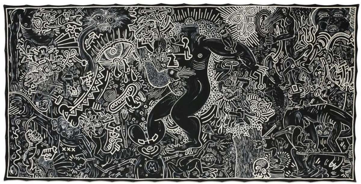 Untitled, 1986 Keith Haring most expensive paintings