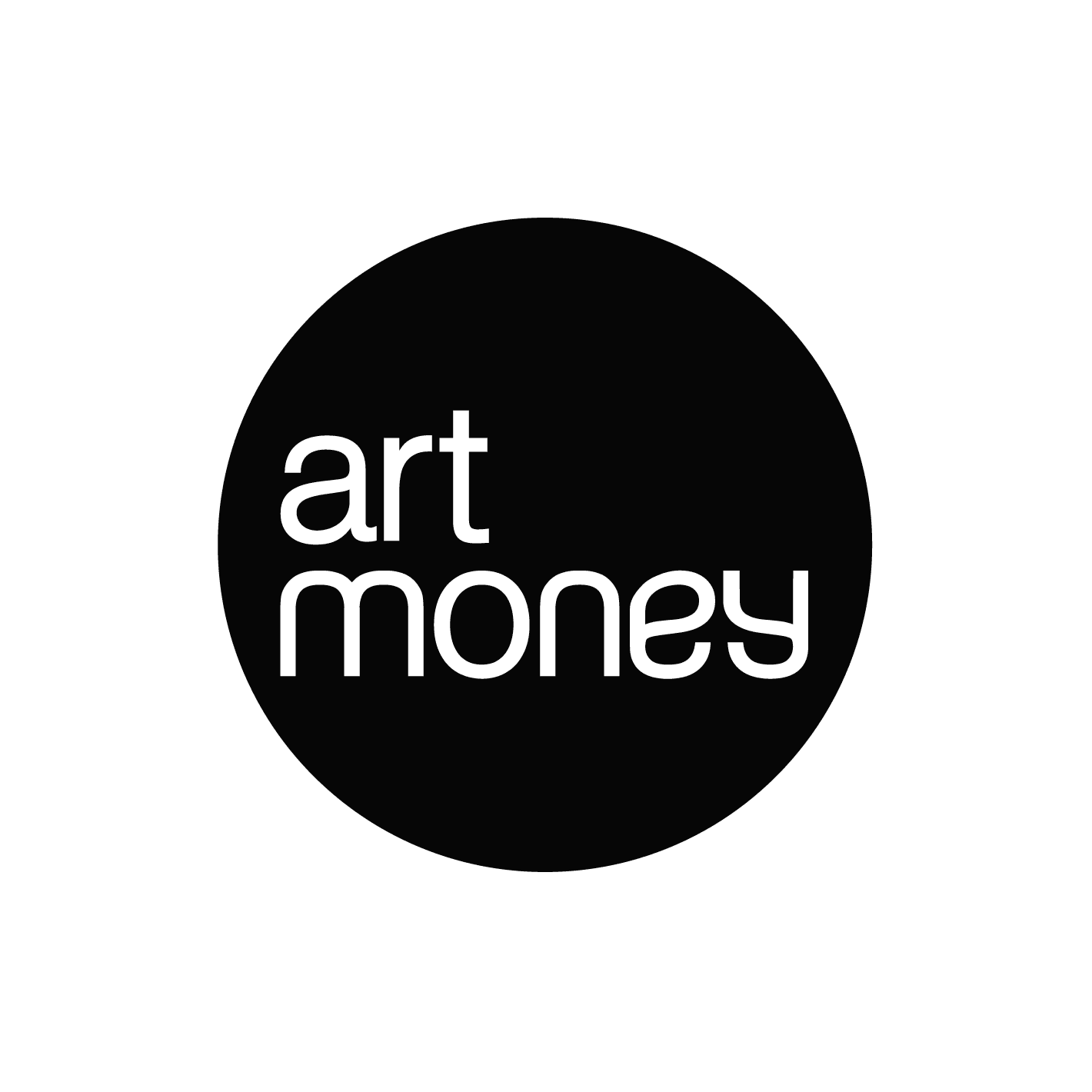 Art Money Logo (black white text)