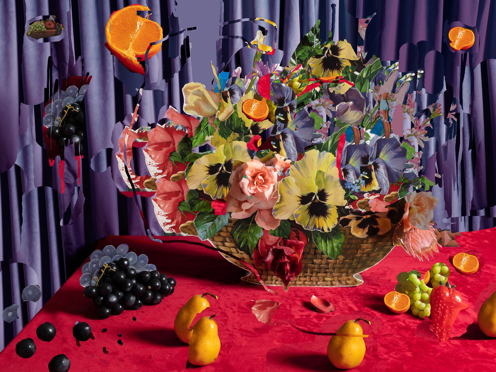 “Fruit of the Loom/Womb” (2020) from the series Dining Room Pictures by Kelda Van Patten