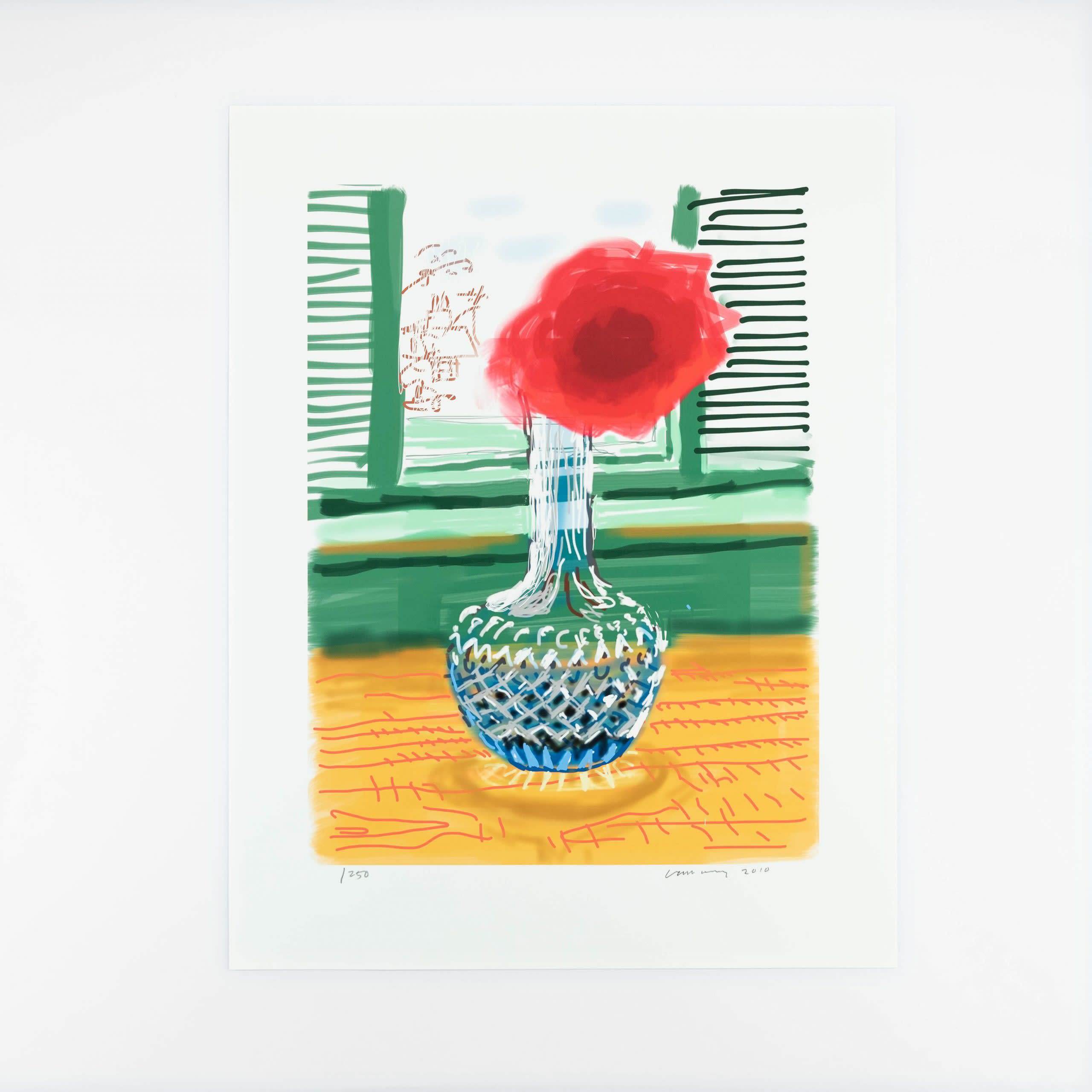 My Window. Art Edition (No. 251–500), iPad drawing ‘No. 281’, 23rd July 2010 David Hockney