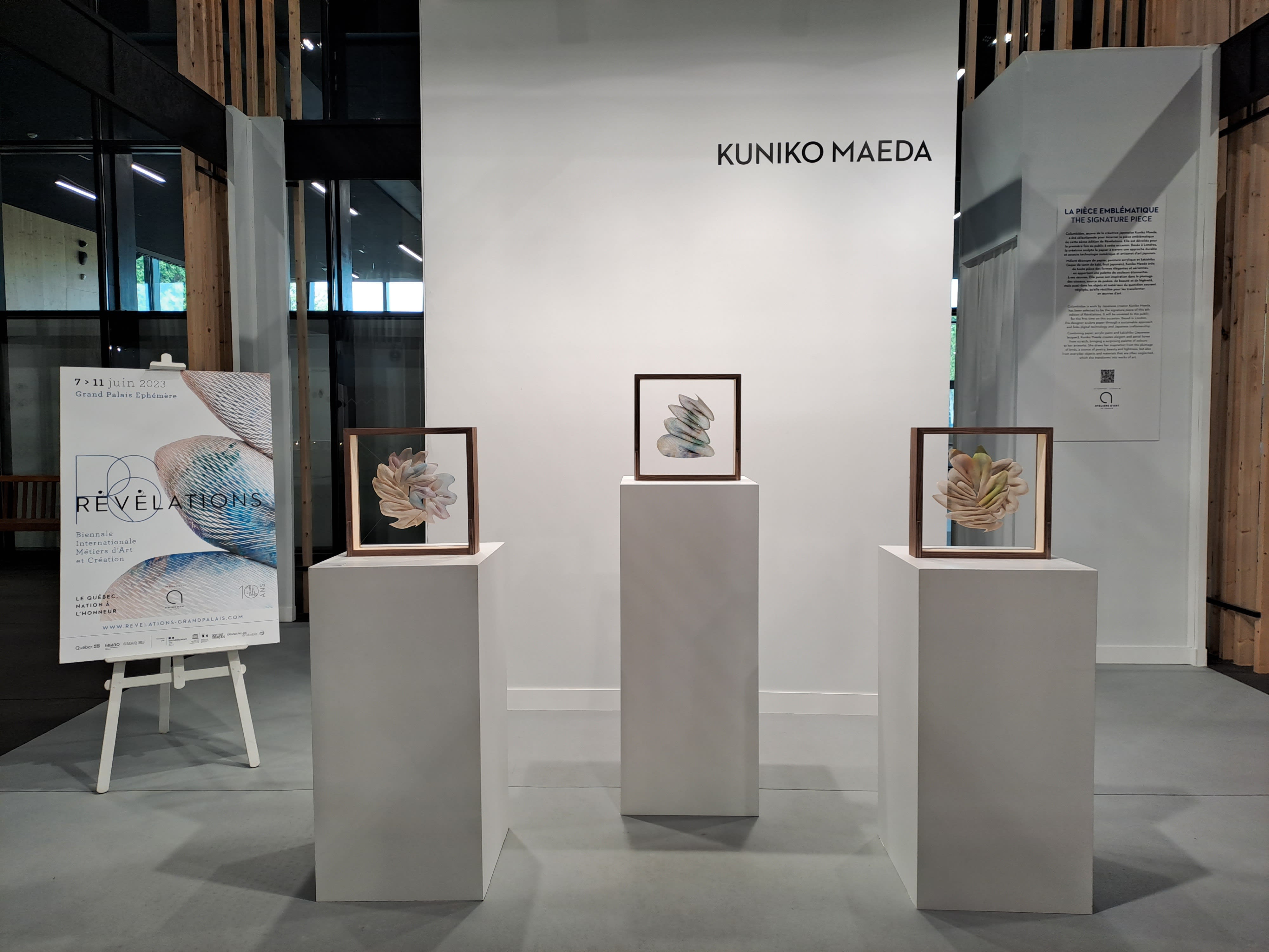 Kuniko Maeda paper artist, Revelations biennal Paris