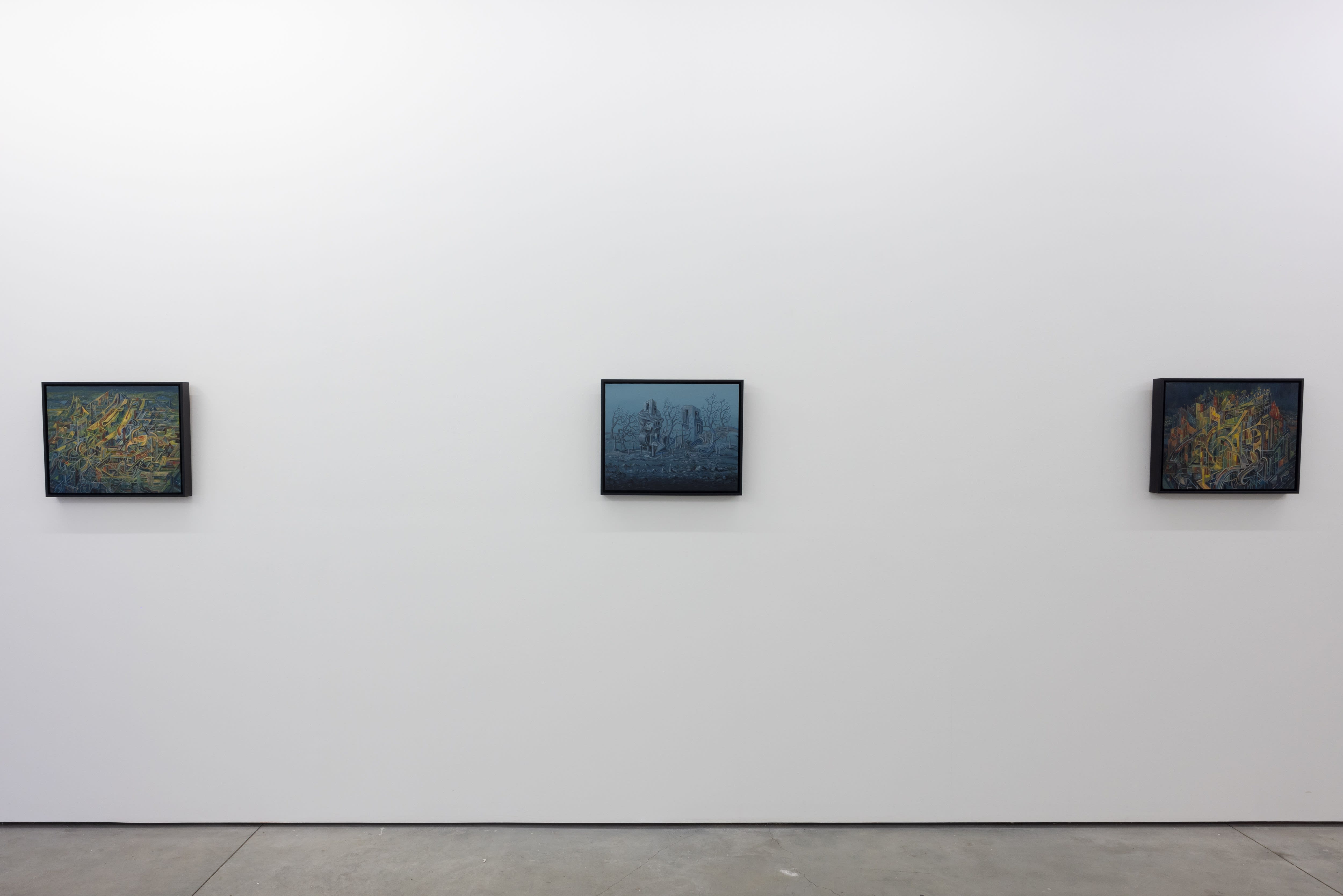 Installation of David Welker's solo exhibition 