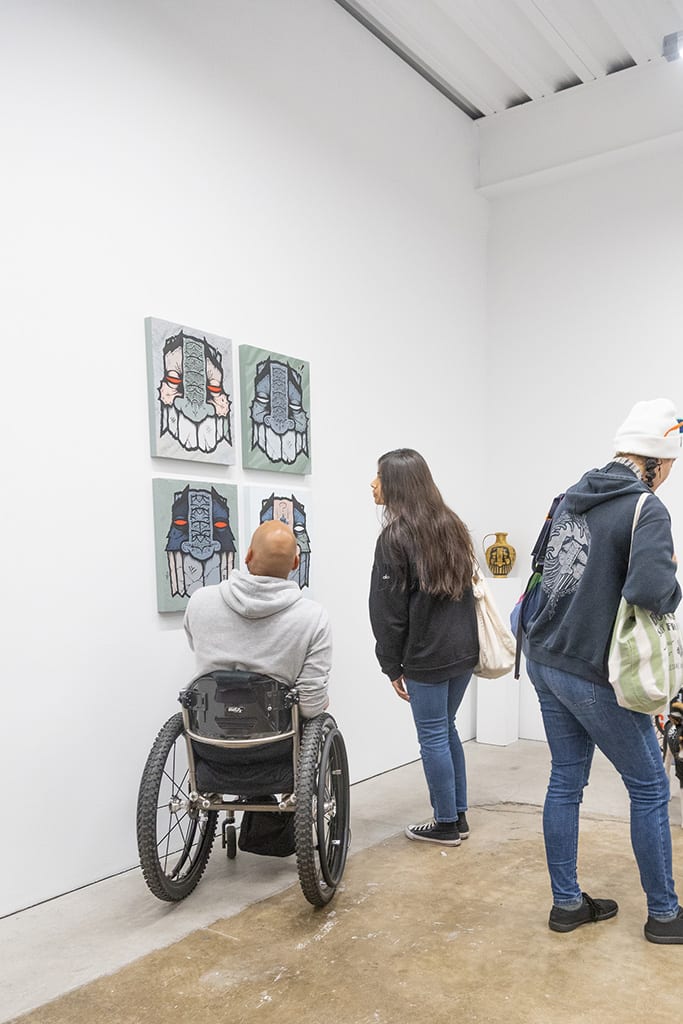 Image from the opening reception of GATS: 20 Years of GATS.