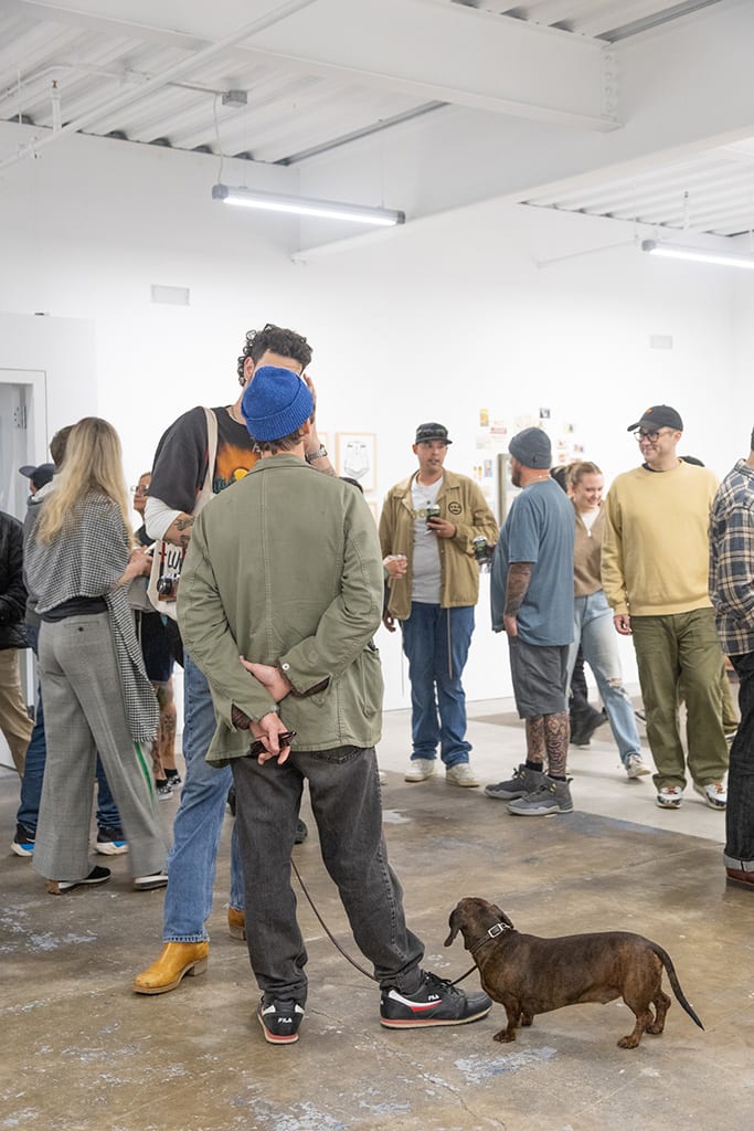 Image from the opening reception of GATS: 20 Years of GATS.