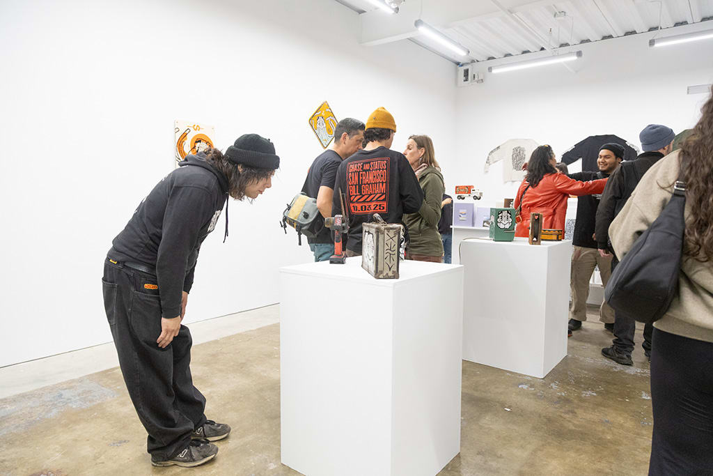 Image from the opening reception of GATS: 20 Years of GATS.