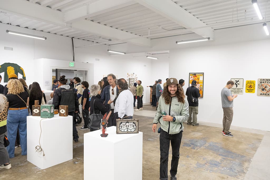 Image from the opening reception of GATS: 20 Years of GATS.