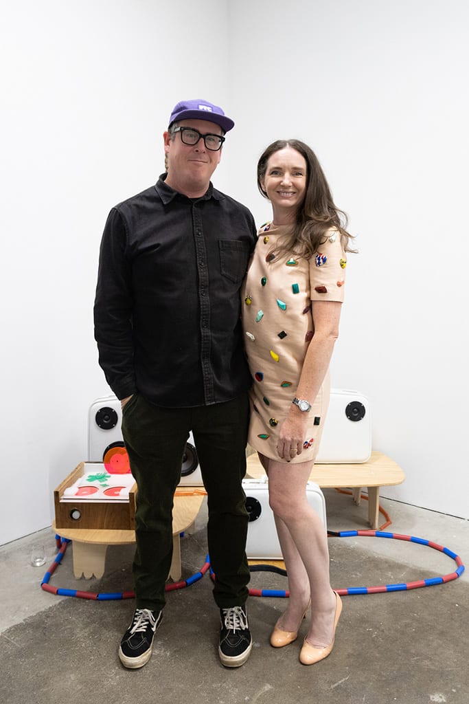 Photo of artists Kelly Tunstall and Ferris Plock.
