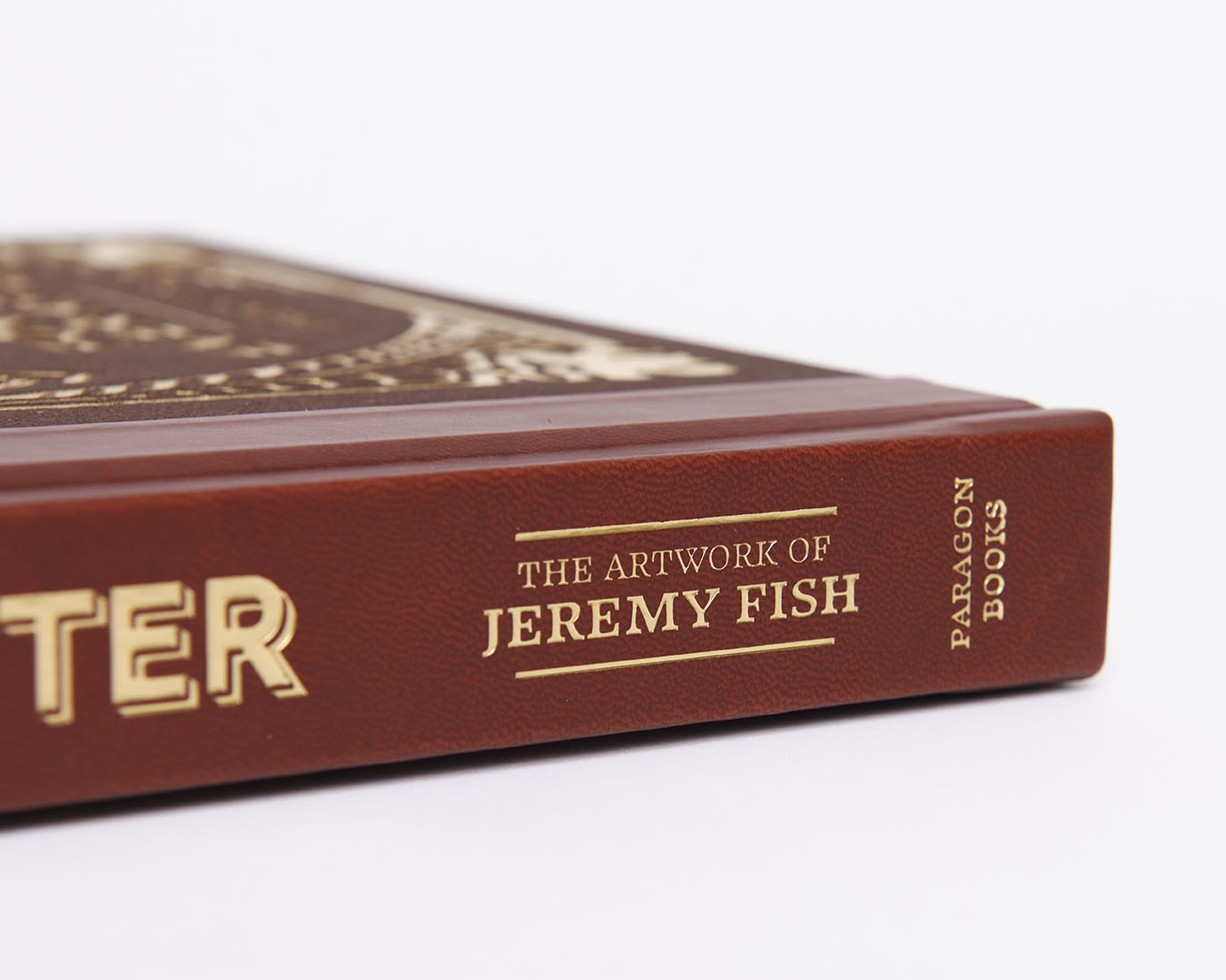 photograph of Jeremy Fish monograph spine.