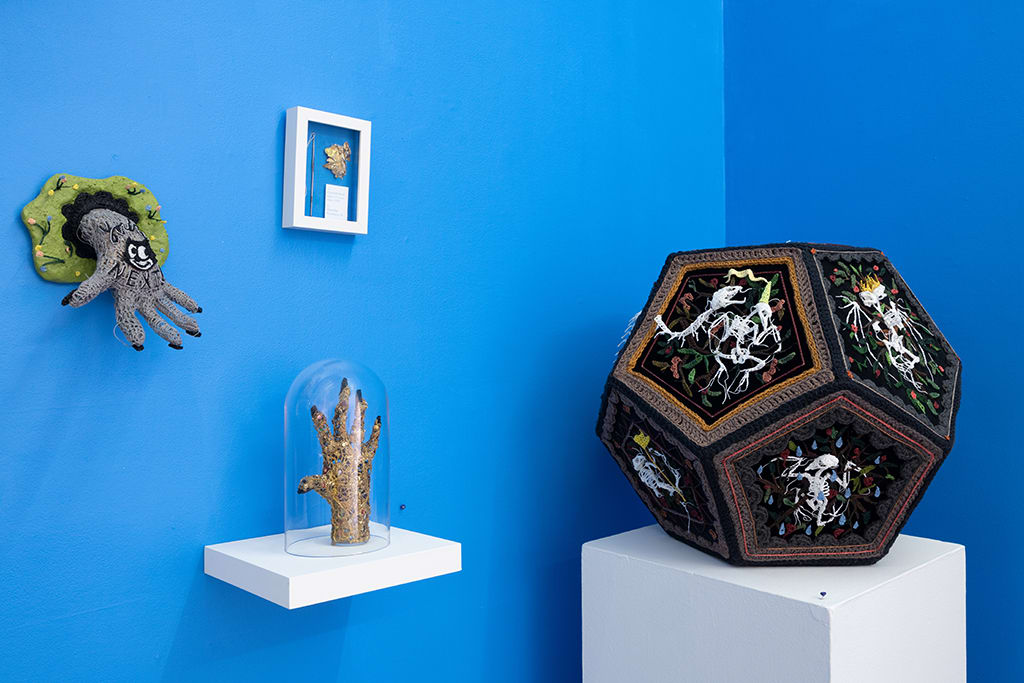 Installation view of a Caitlin McCormack exhibition at Harman Projects NYC.