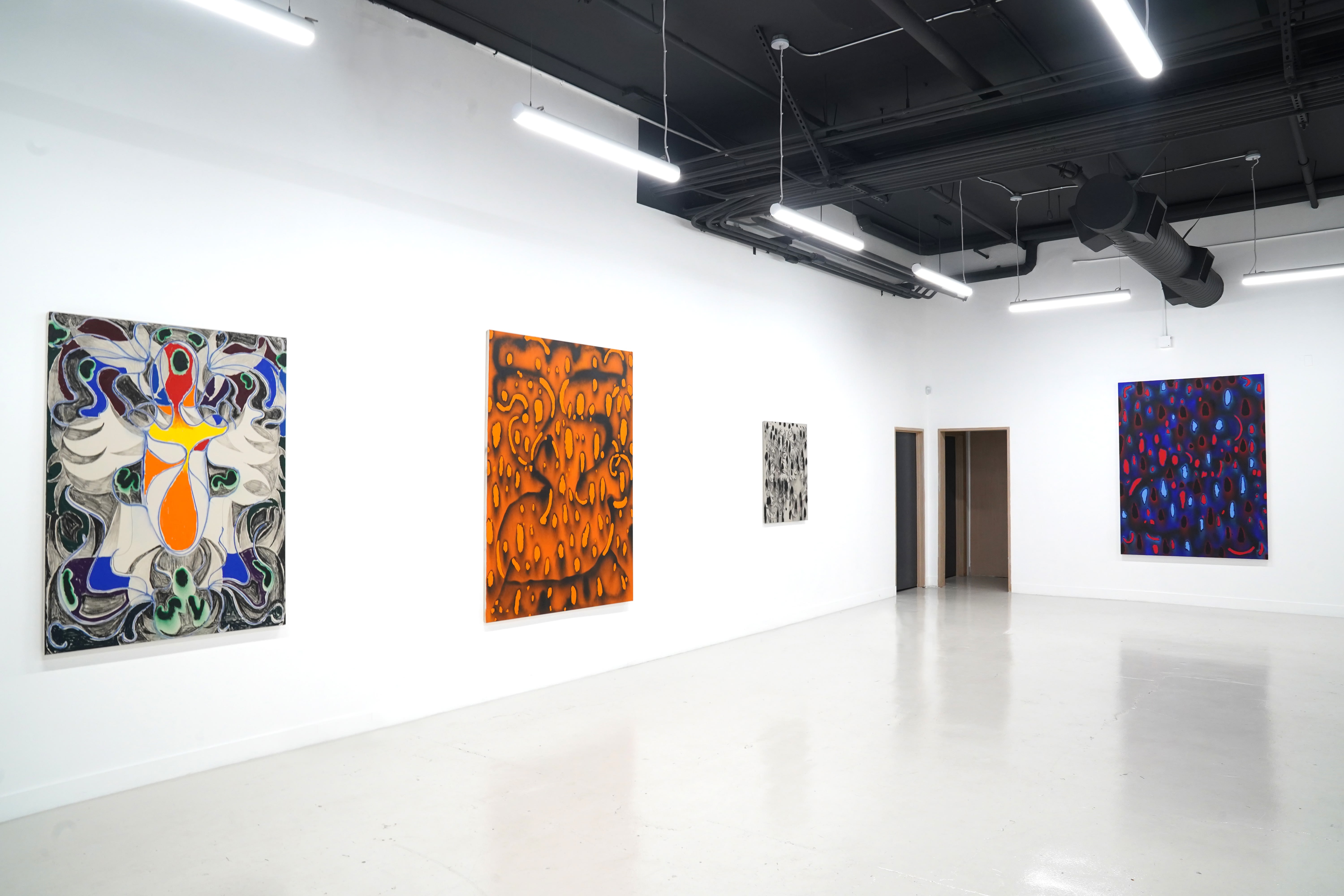installation image of david von bahrs artwork in the gallery