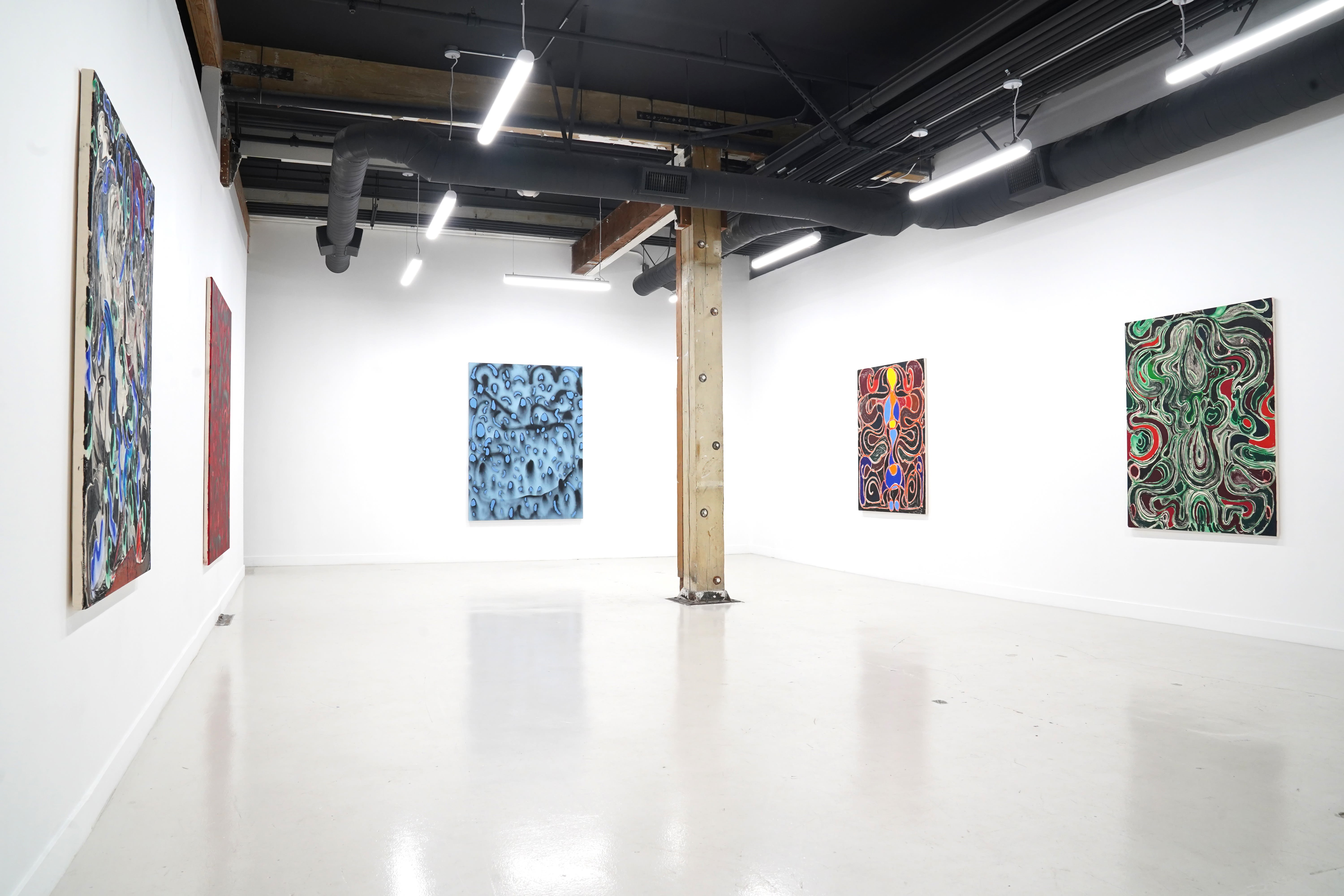 installation image of david von bahrs artwork in the gallery