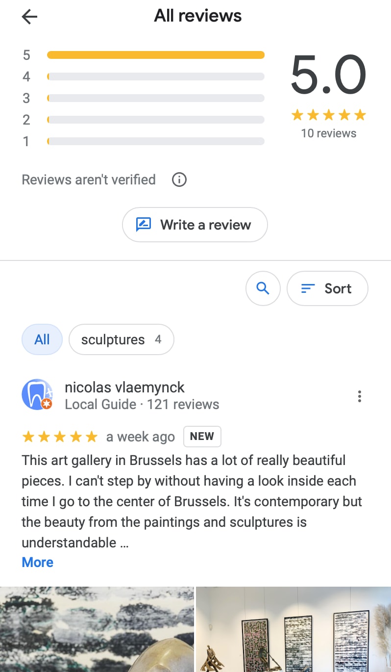 google review art yi