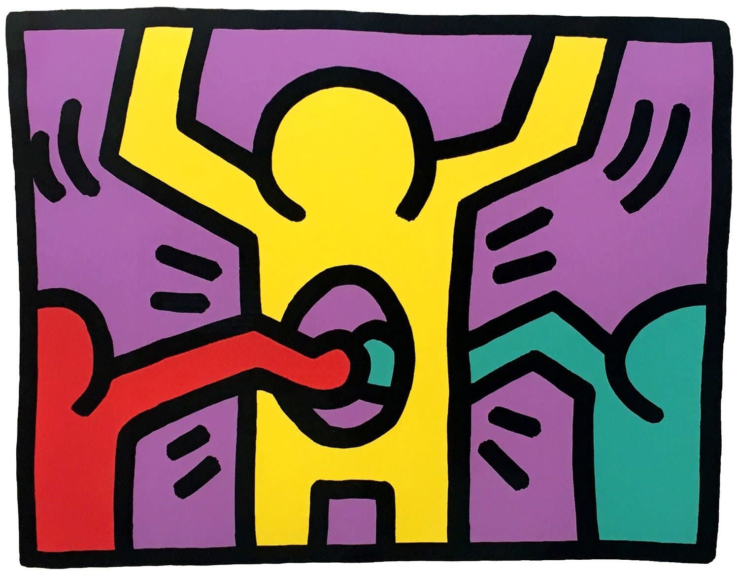 Pop Shop 1, by Keith Haring, 1987