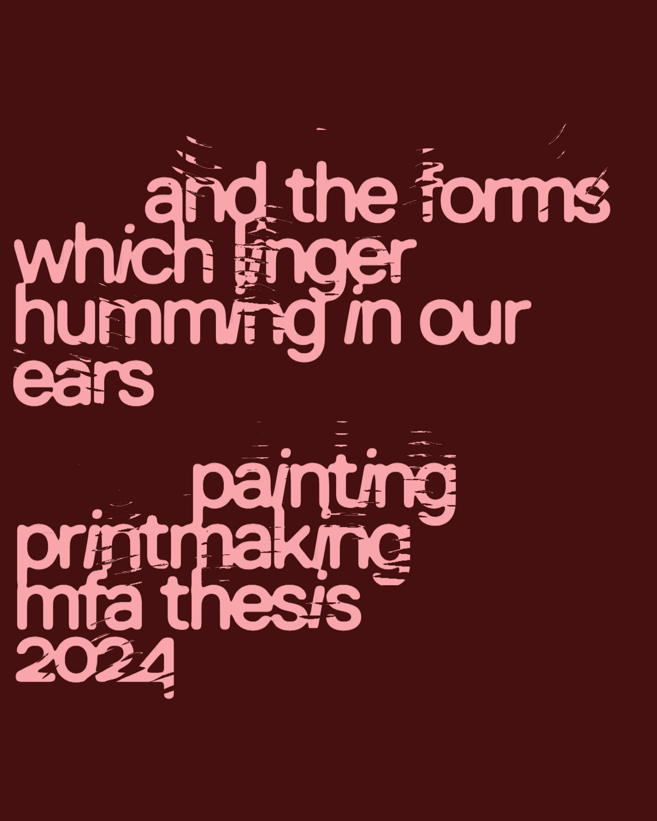 and the forms which linger humming in our ears poster - decorative 