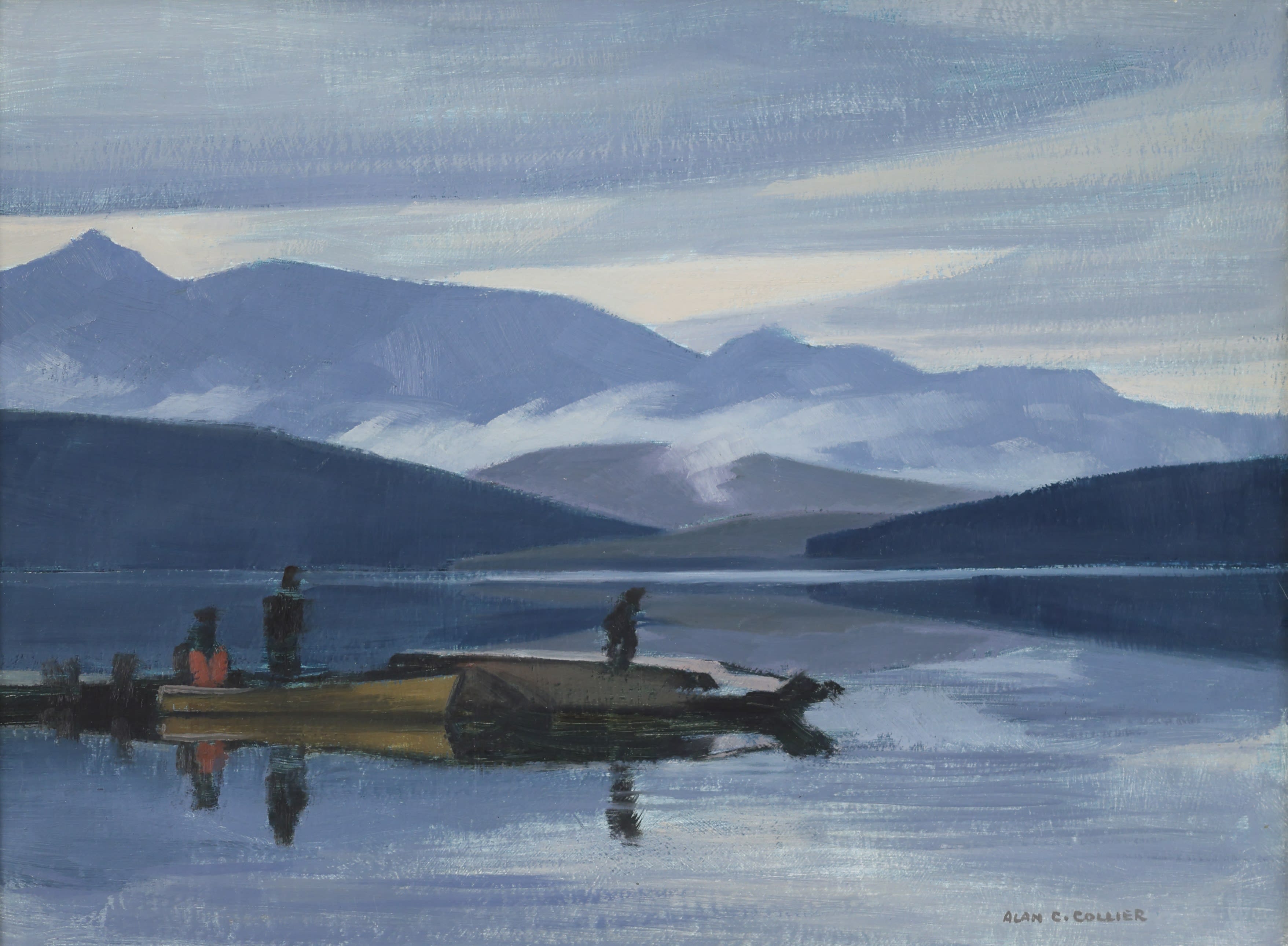 Alan Collier; Patricia Lake, Jasper Park, Alberta