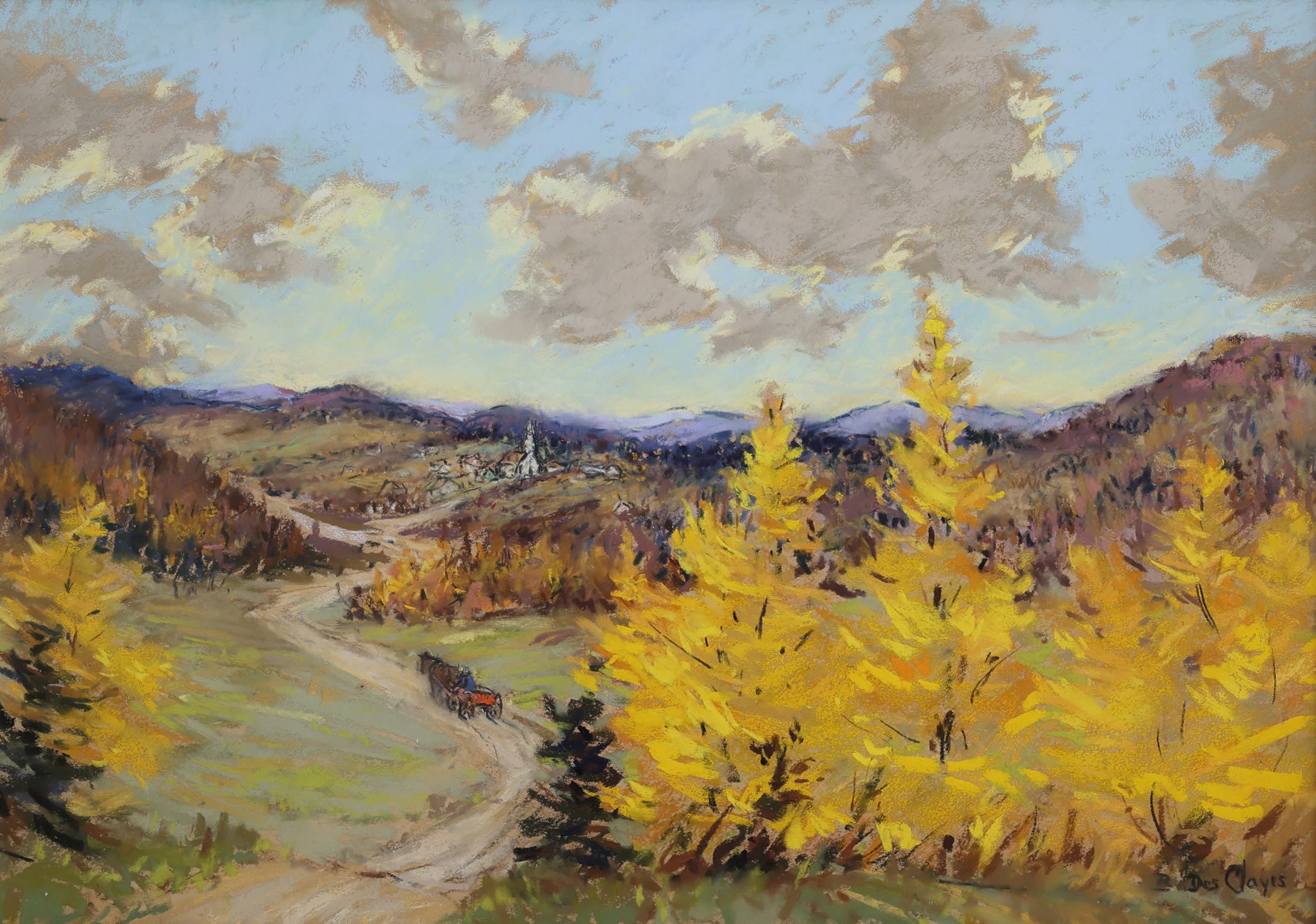 Berthe Des Clayes; Off to Town