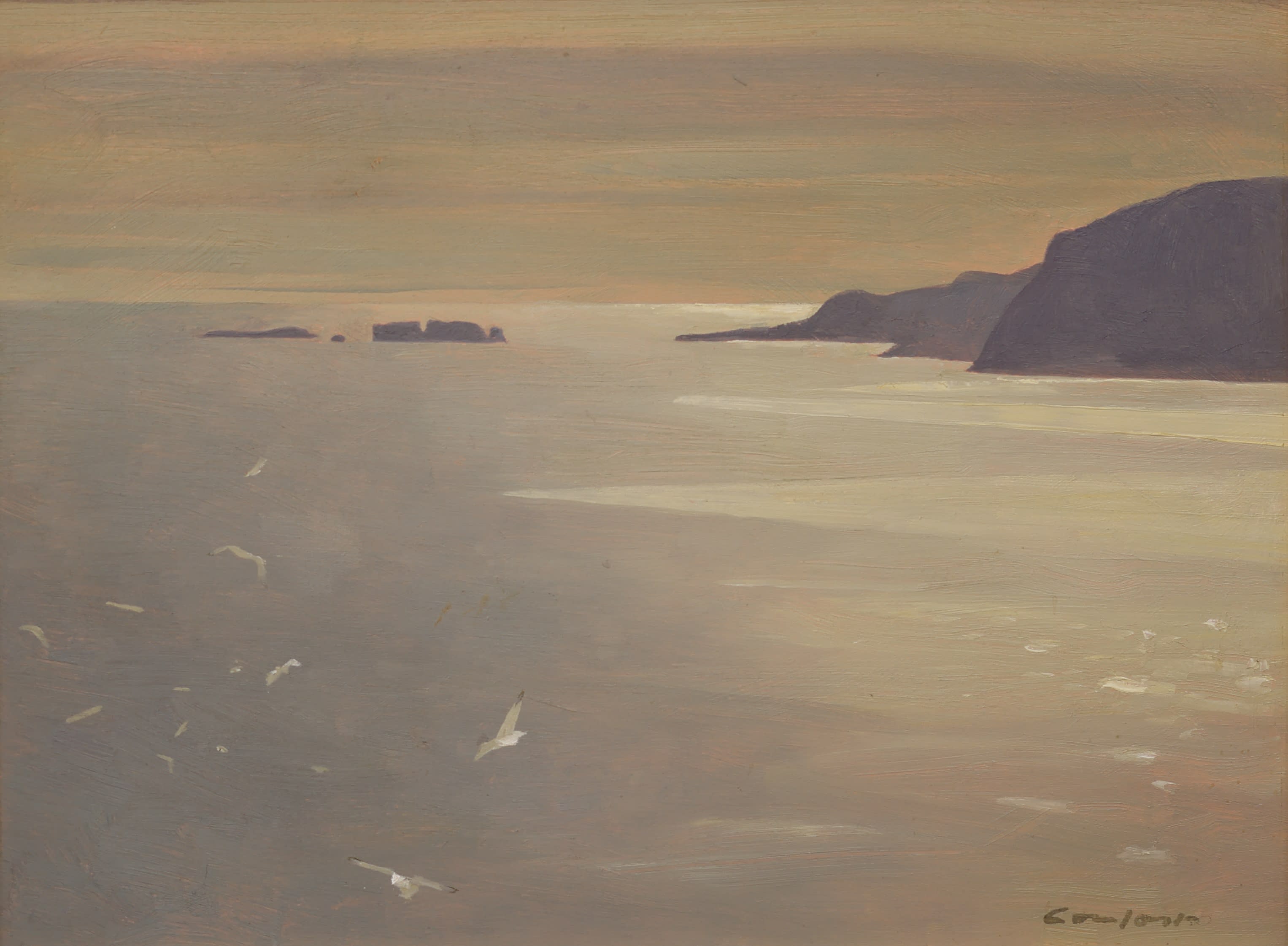 Charles Comfort; Opalescent Sea, Ingonish
