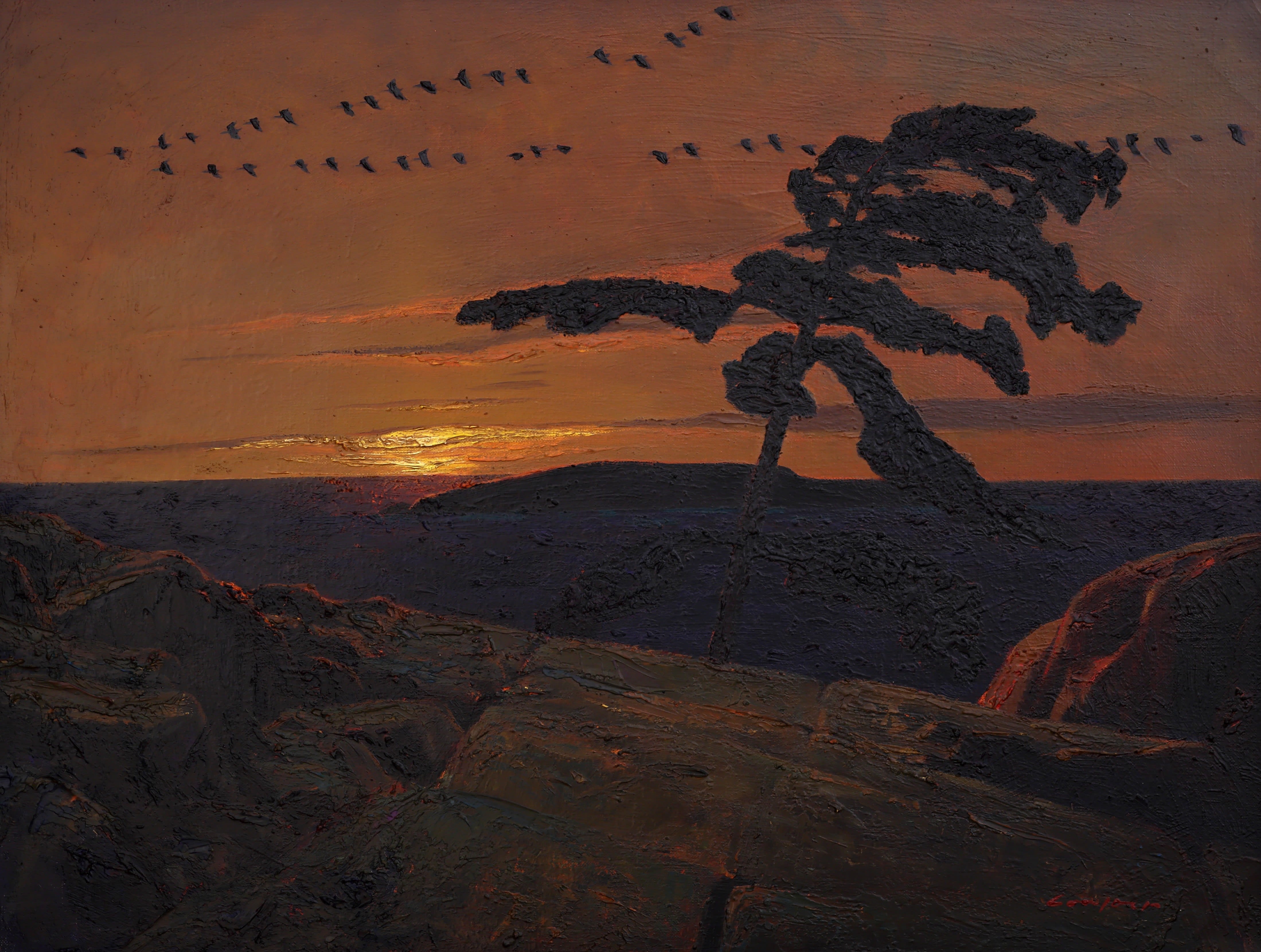 Charles Comfort; Rocky Belvedere, Georgian Bay