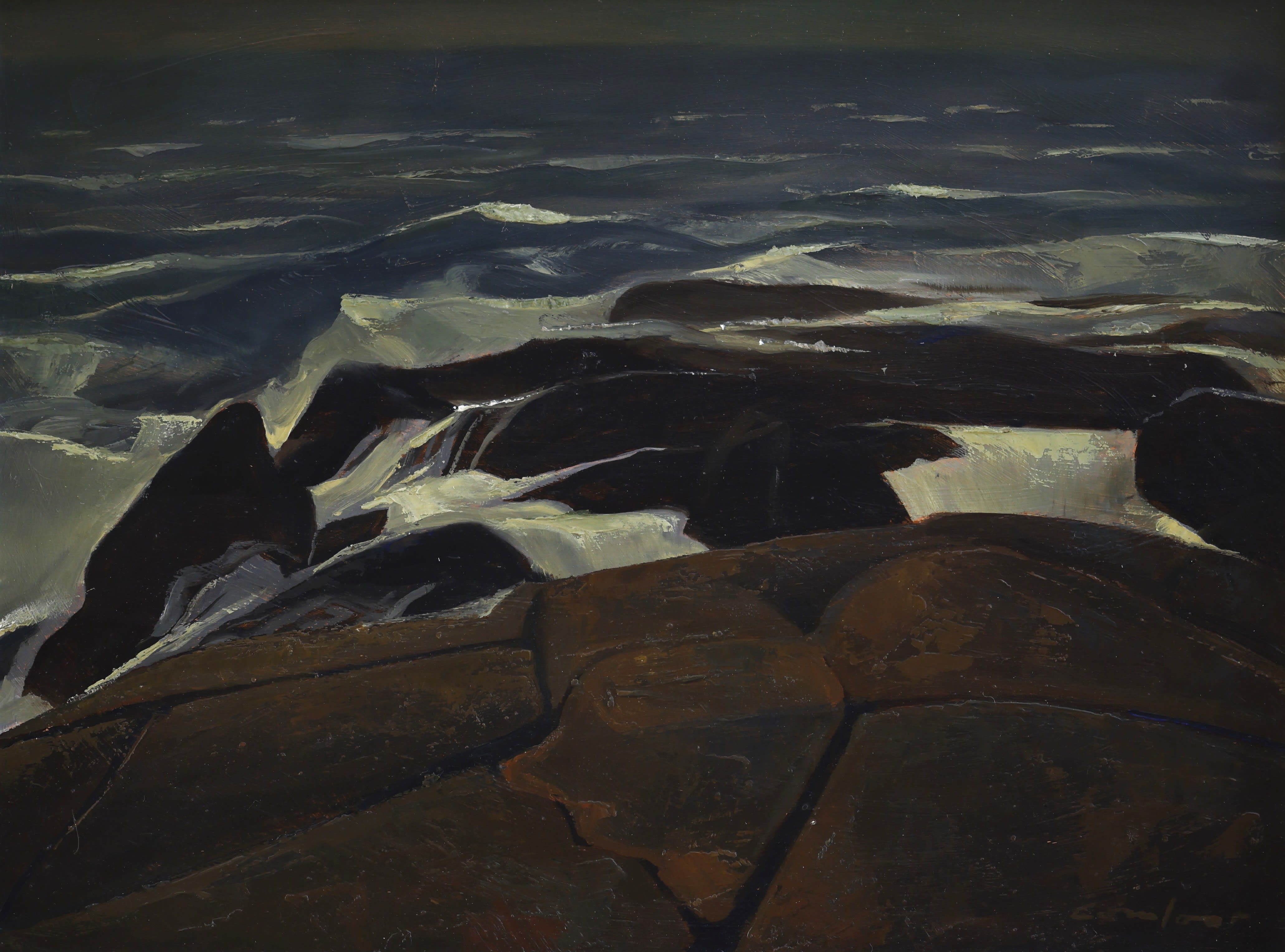 Charles Comfort; The Mighty Main, Yarmouth, N.S.