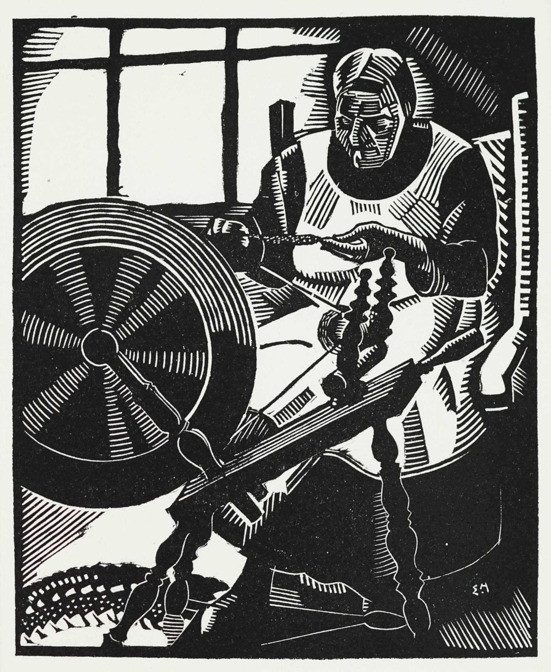 Edwin Holgate; The Spinning Wheel