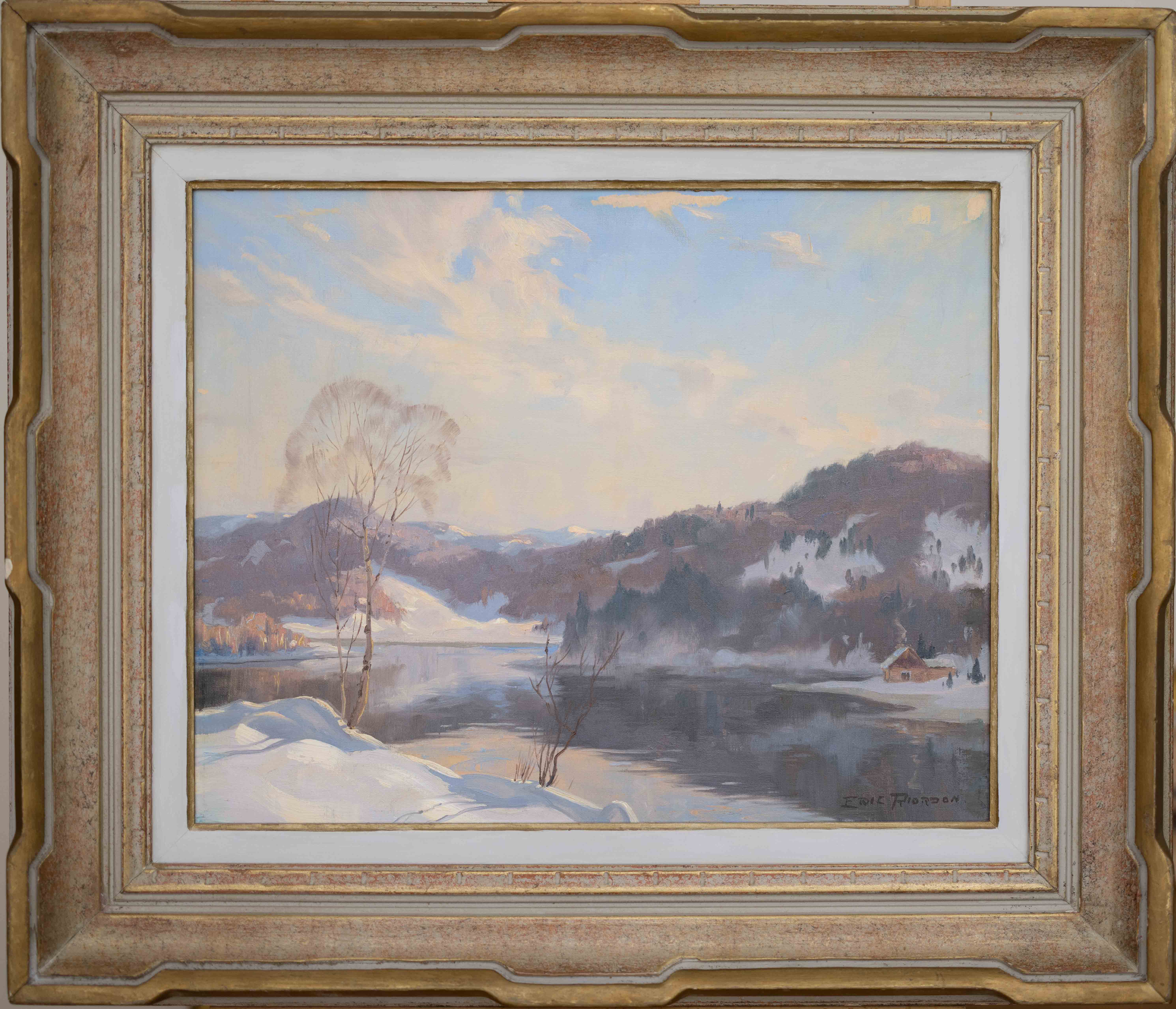 Eric Riordon; December Morning, Laurentians