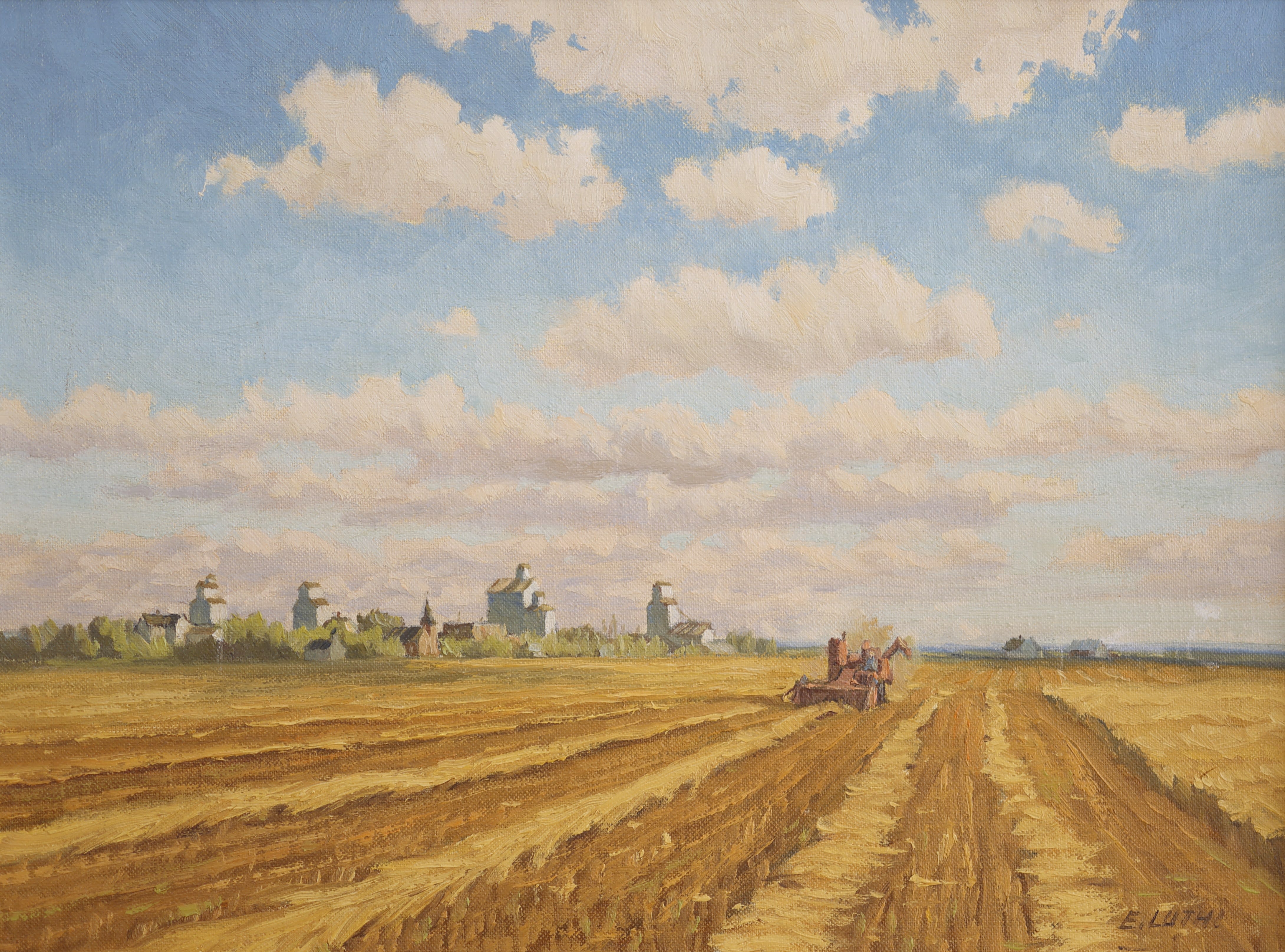 Ernest Luthi; Harvest at Pense