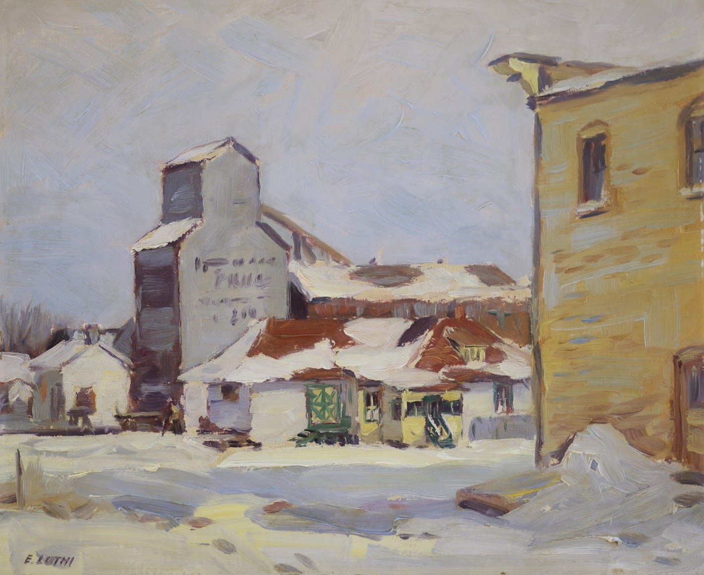 Ernest Luthi; Station in Winter