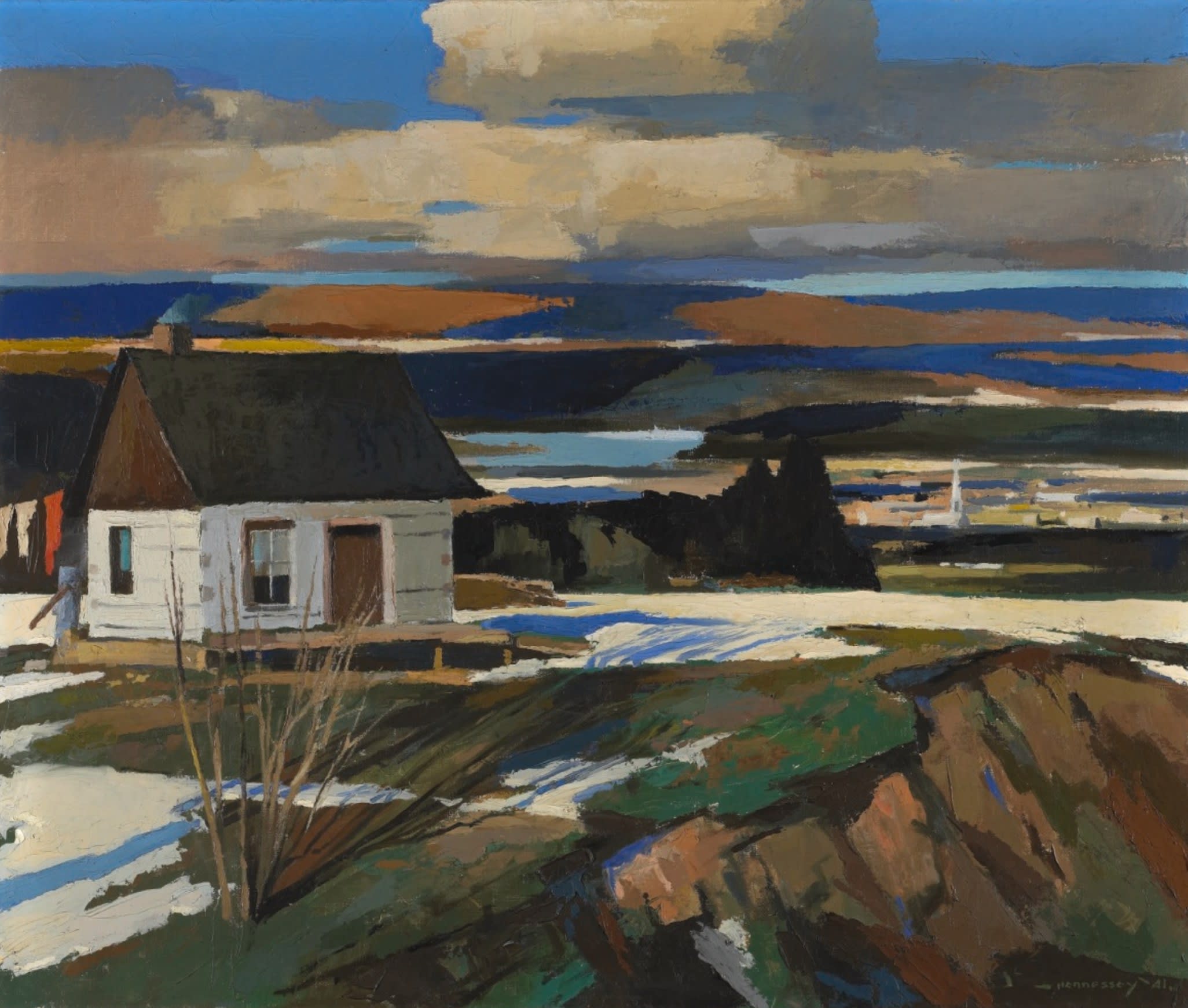 Frank Hennessey; Laurentian Landscape