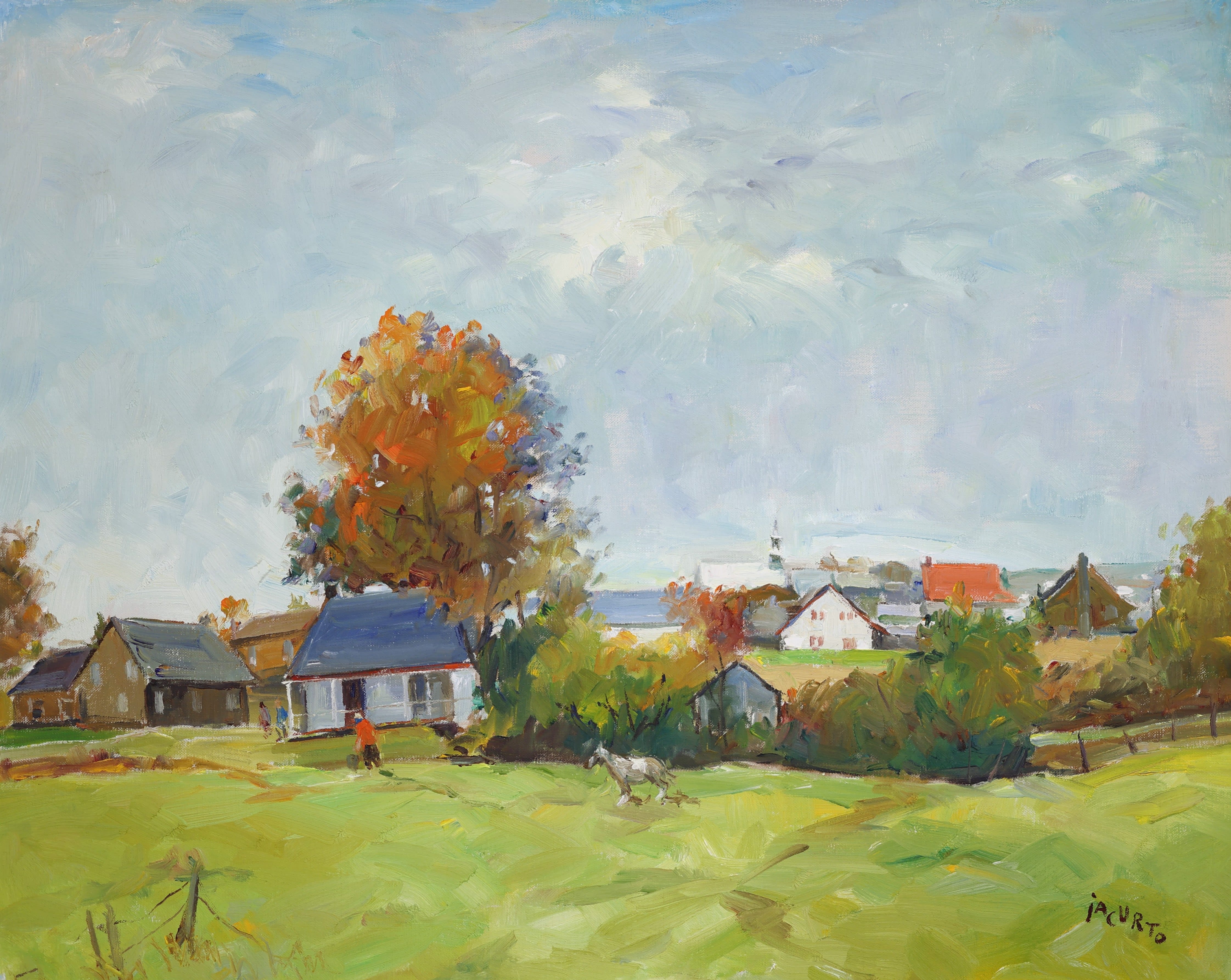 Frank Iacurto; Village, Les Éboulements