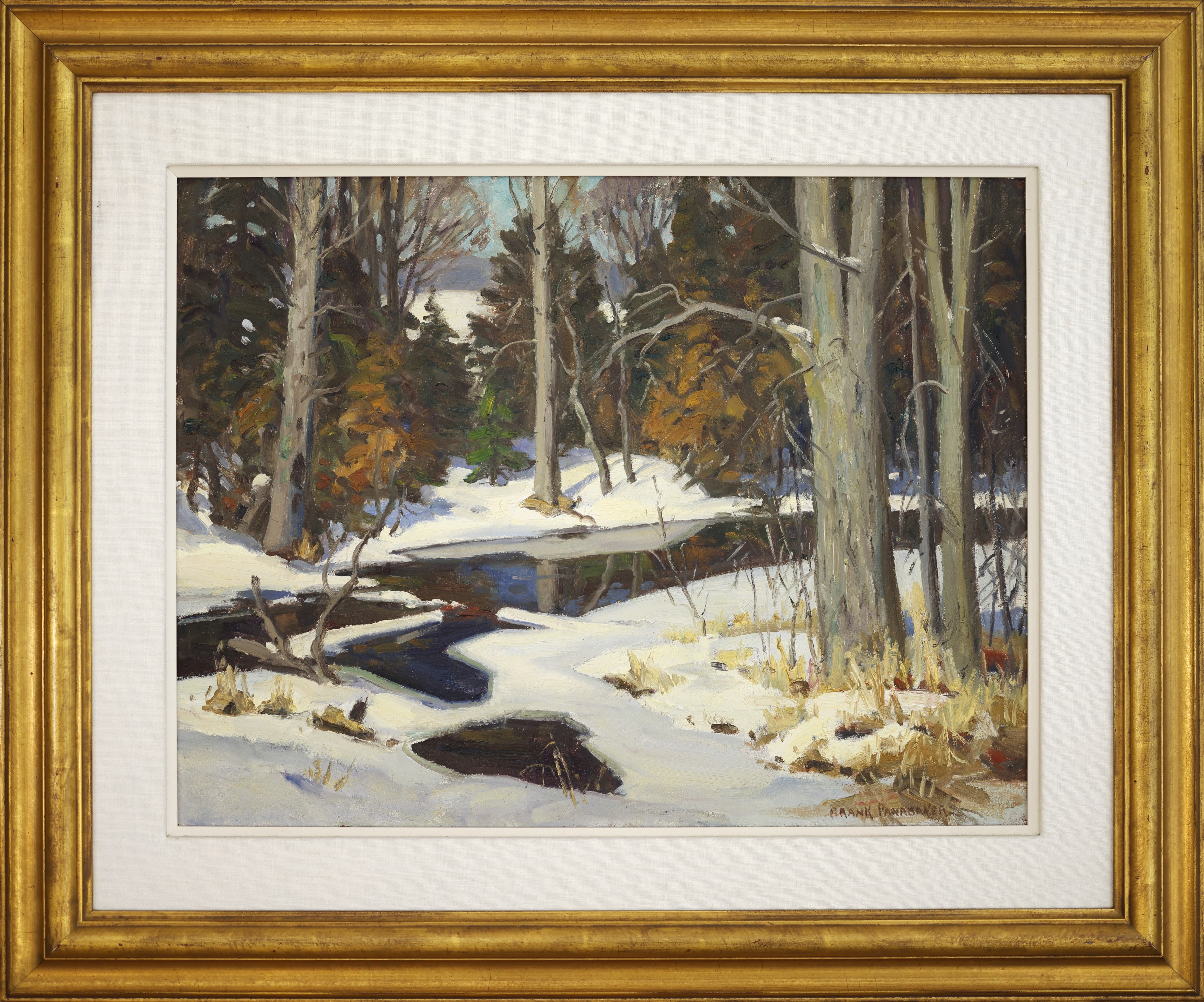 Frank Panabaker; Stream in Winter