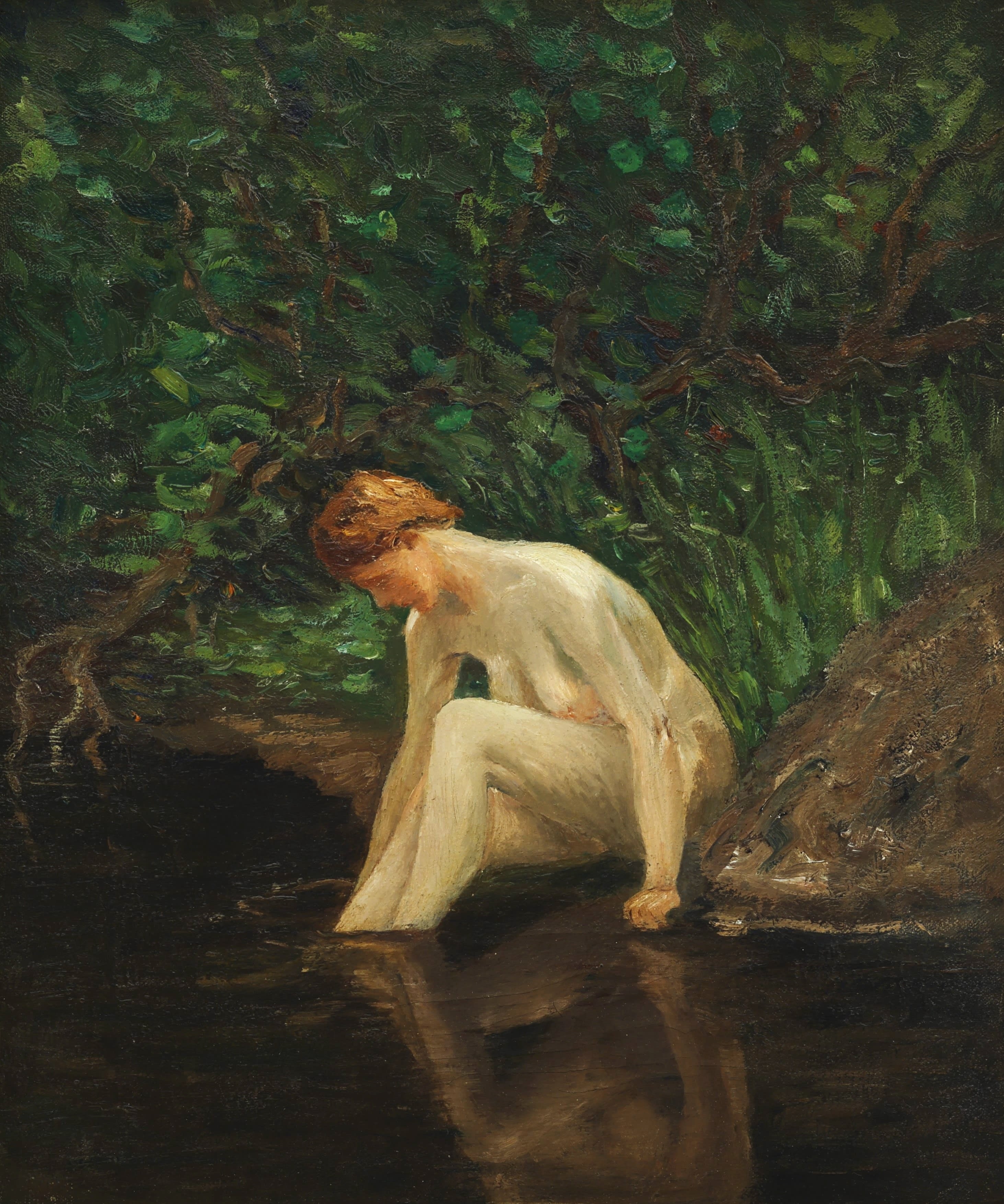 Henri Beau; The Bather