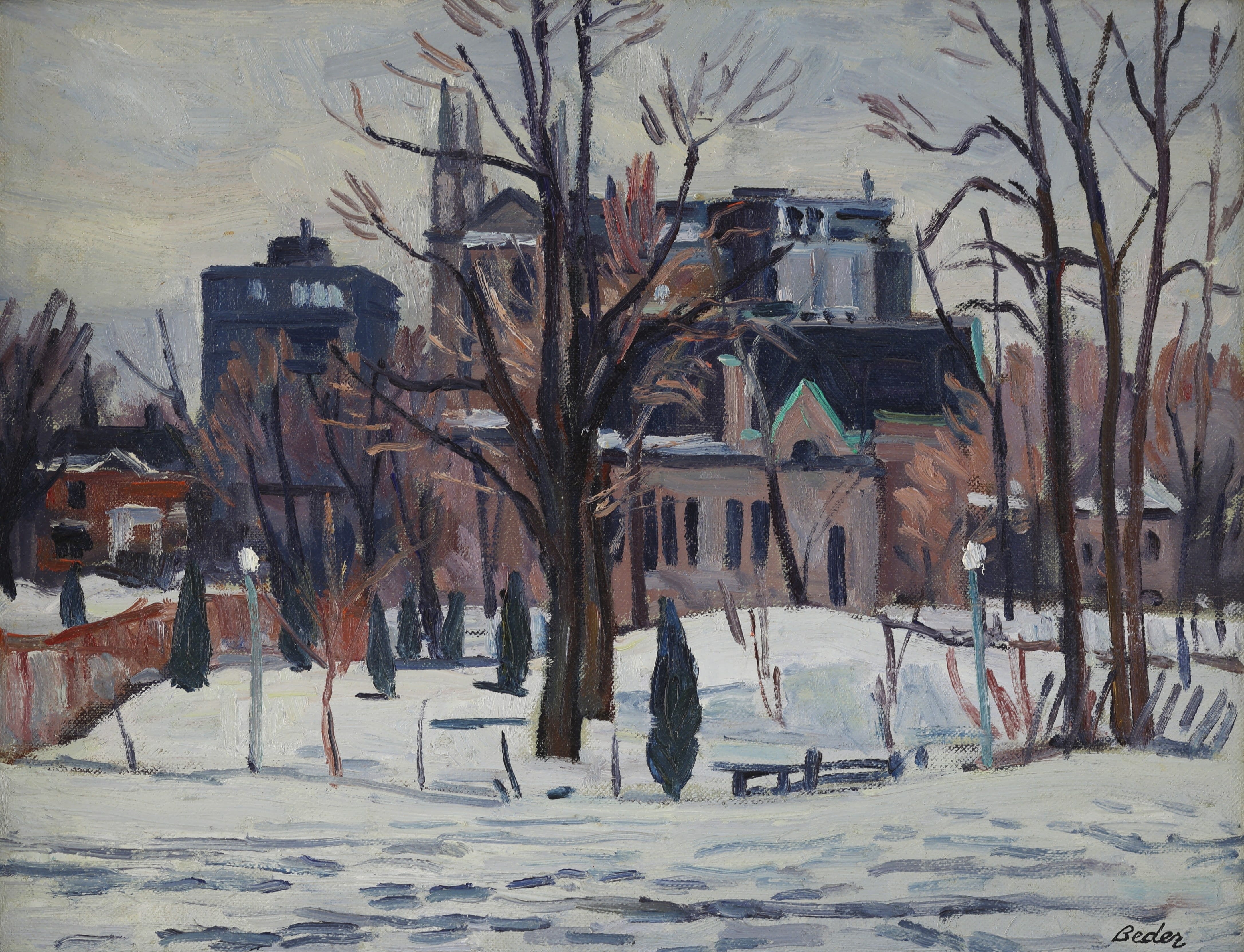 Jack Beder; Along the Park, Westmount