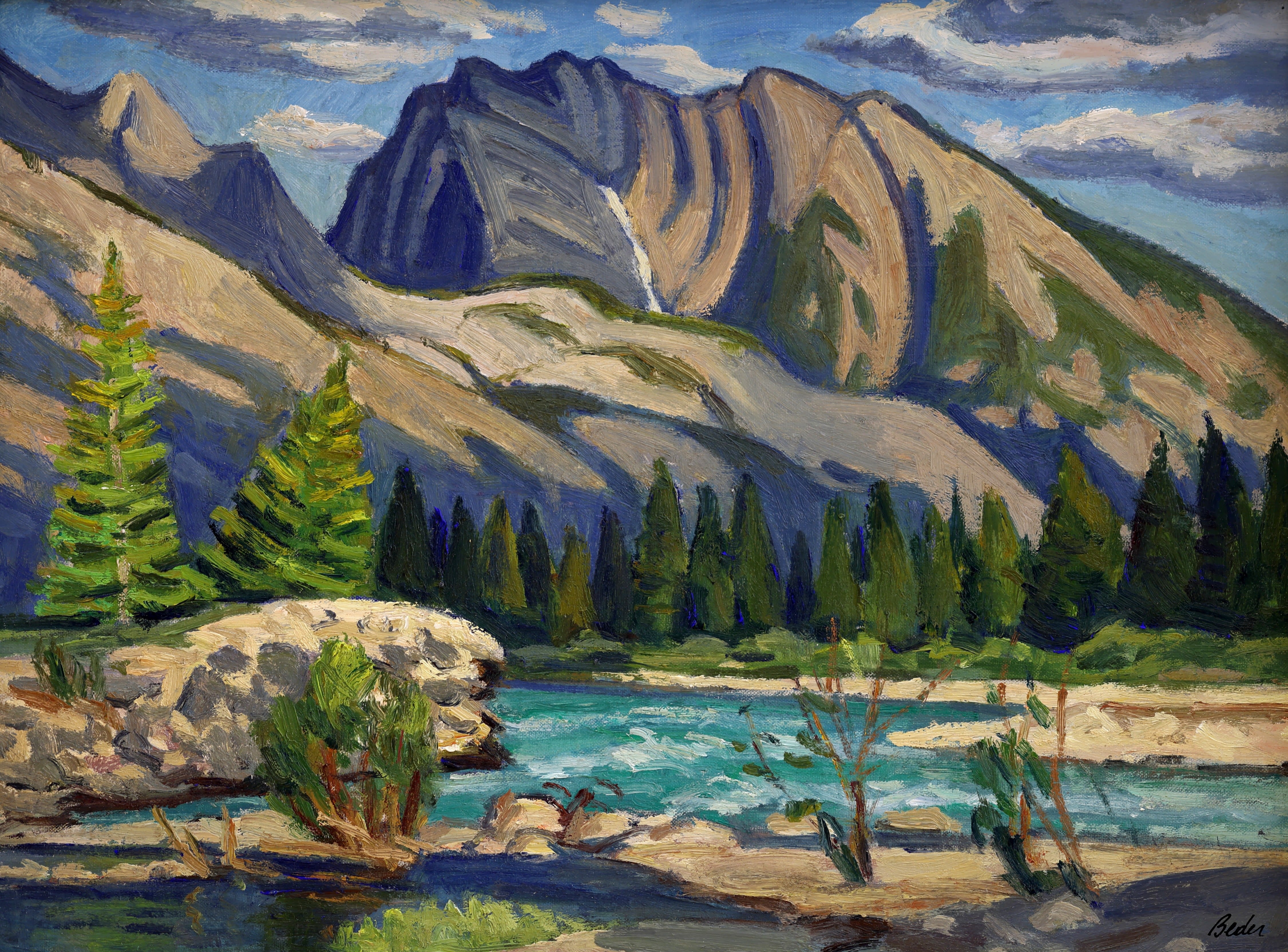 Jack Beder; Snaring River, Jasper National Park