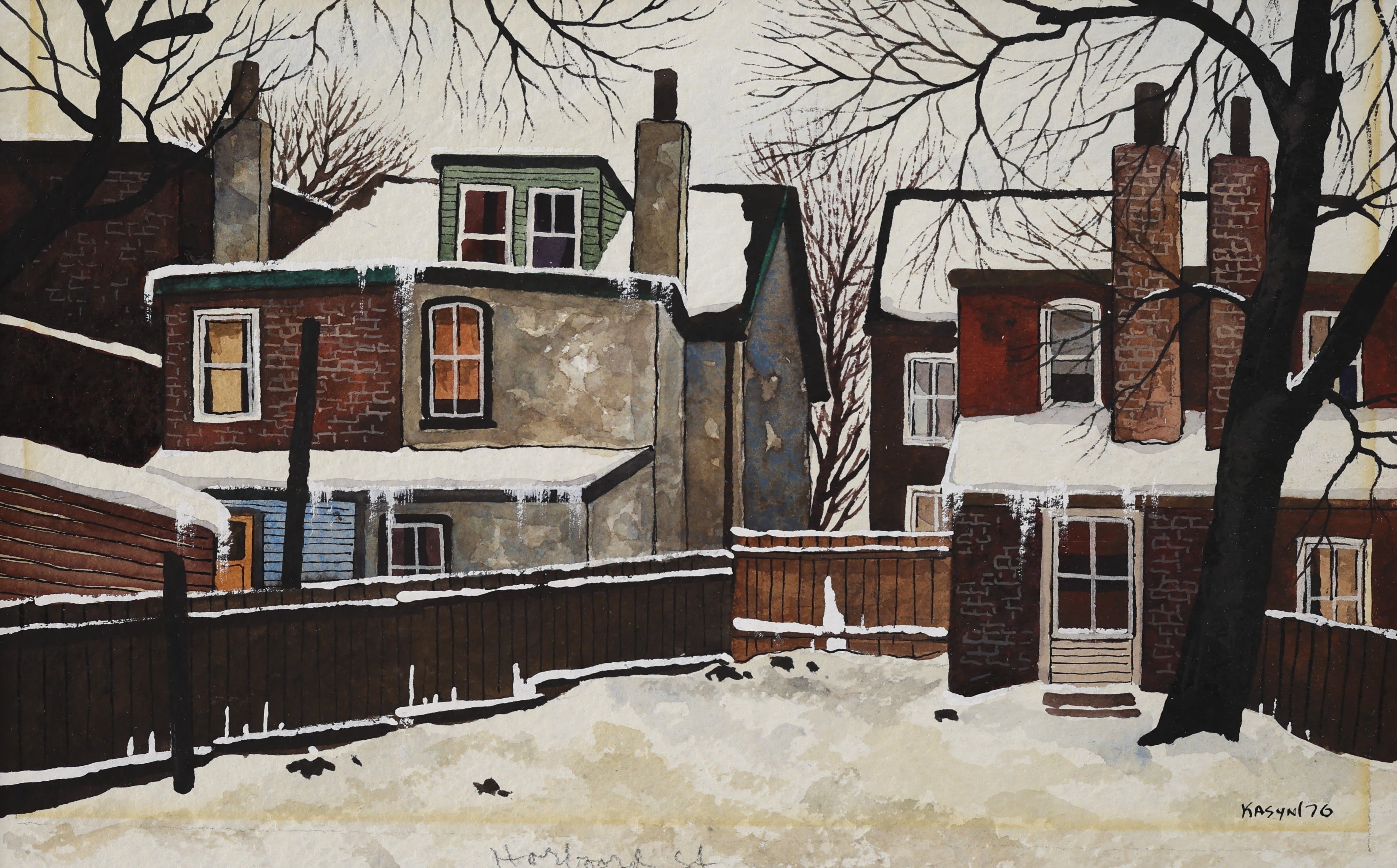 John Kasyn; Winter on Harbord Street