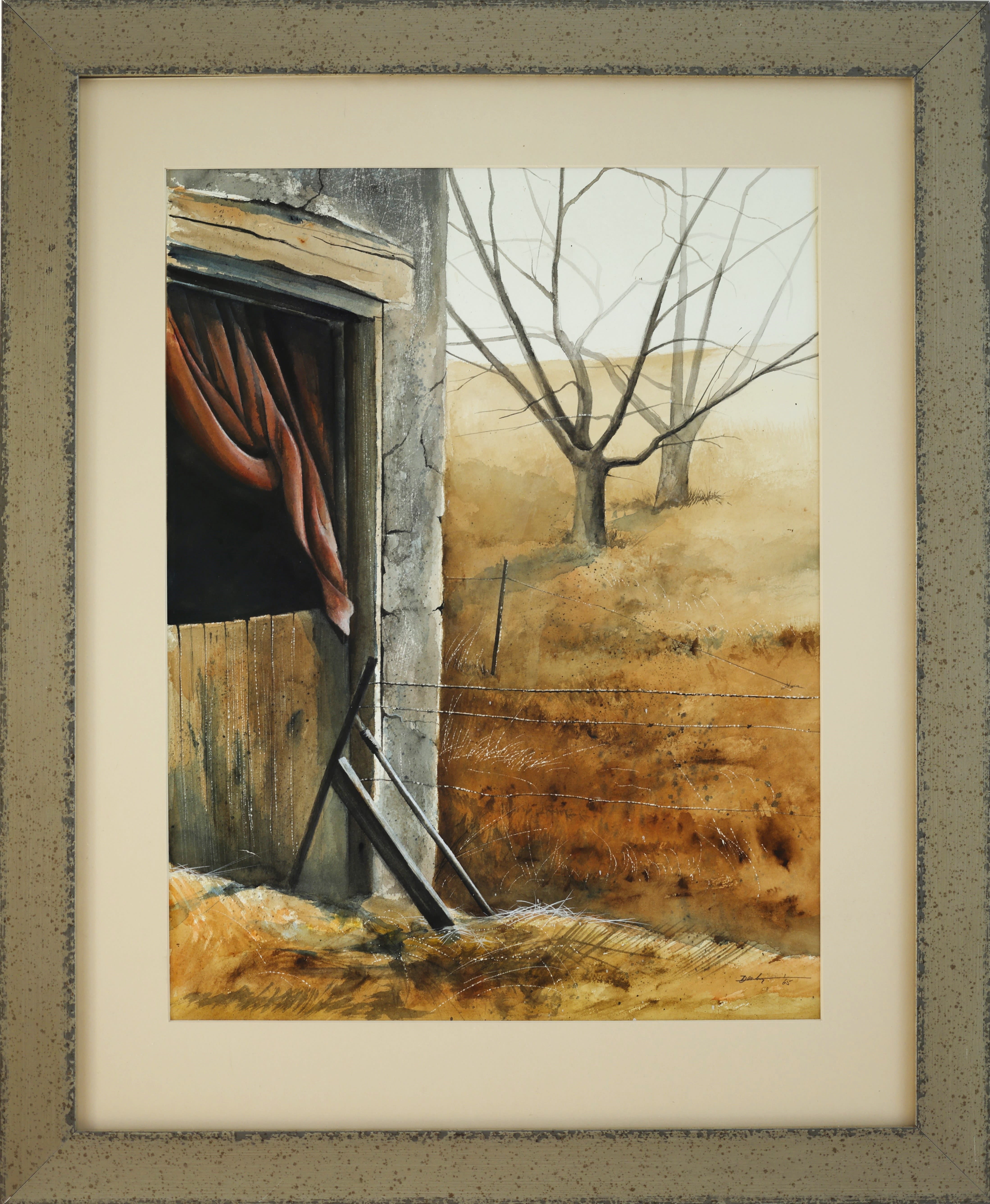Ken Danby – Misty Afternoon, Canadian rural realism