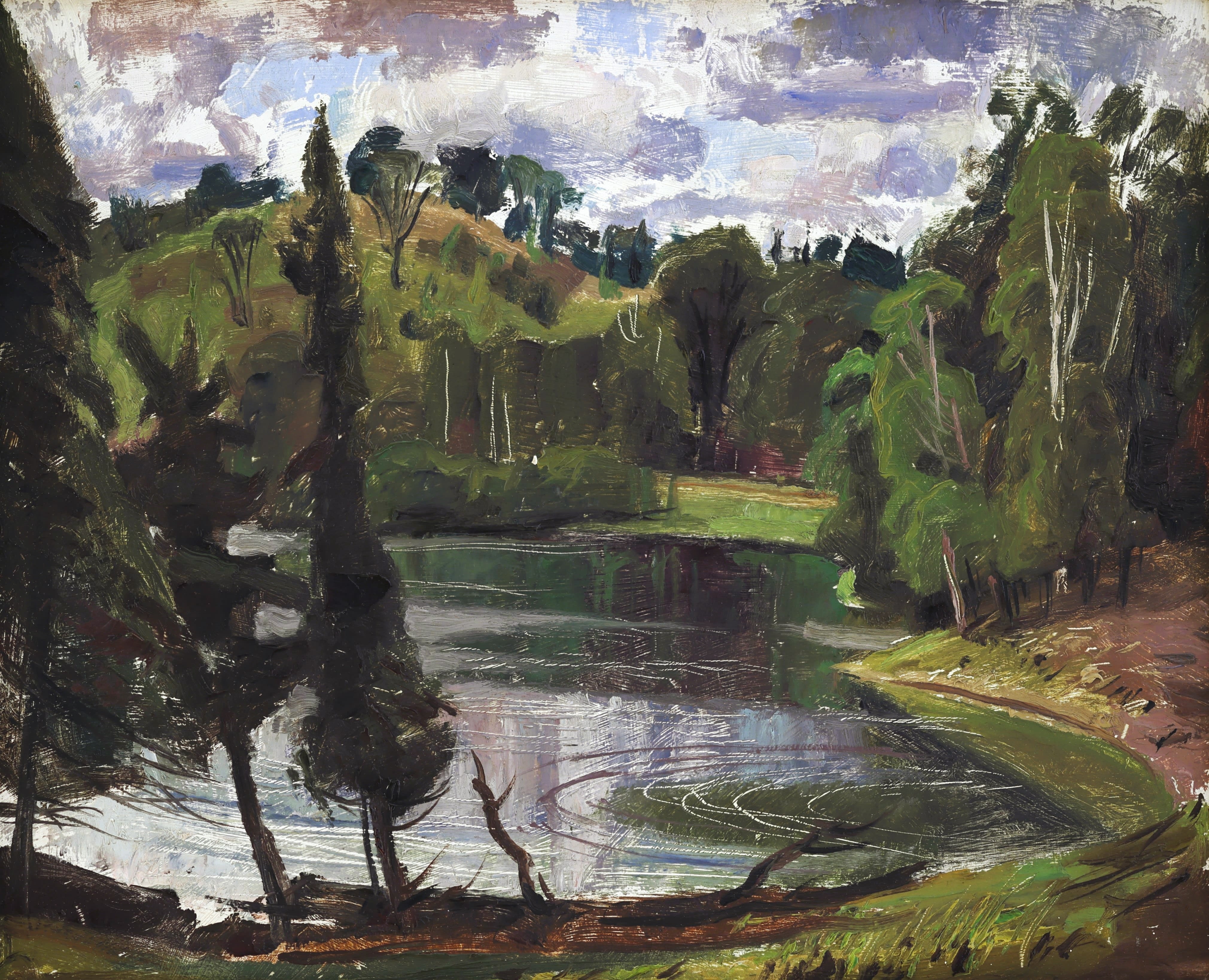 L.A.C. Panton; Pond
